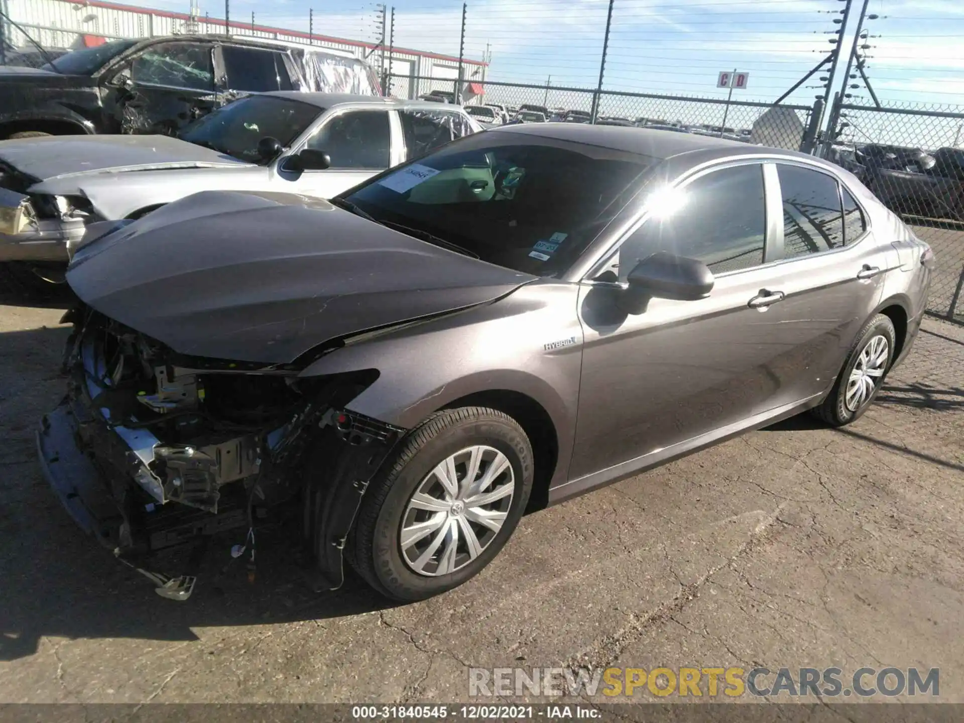 2 Photograph of a damaged car 4T1C31AK6MU568421 TOYOTA CAMRY 2021