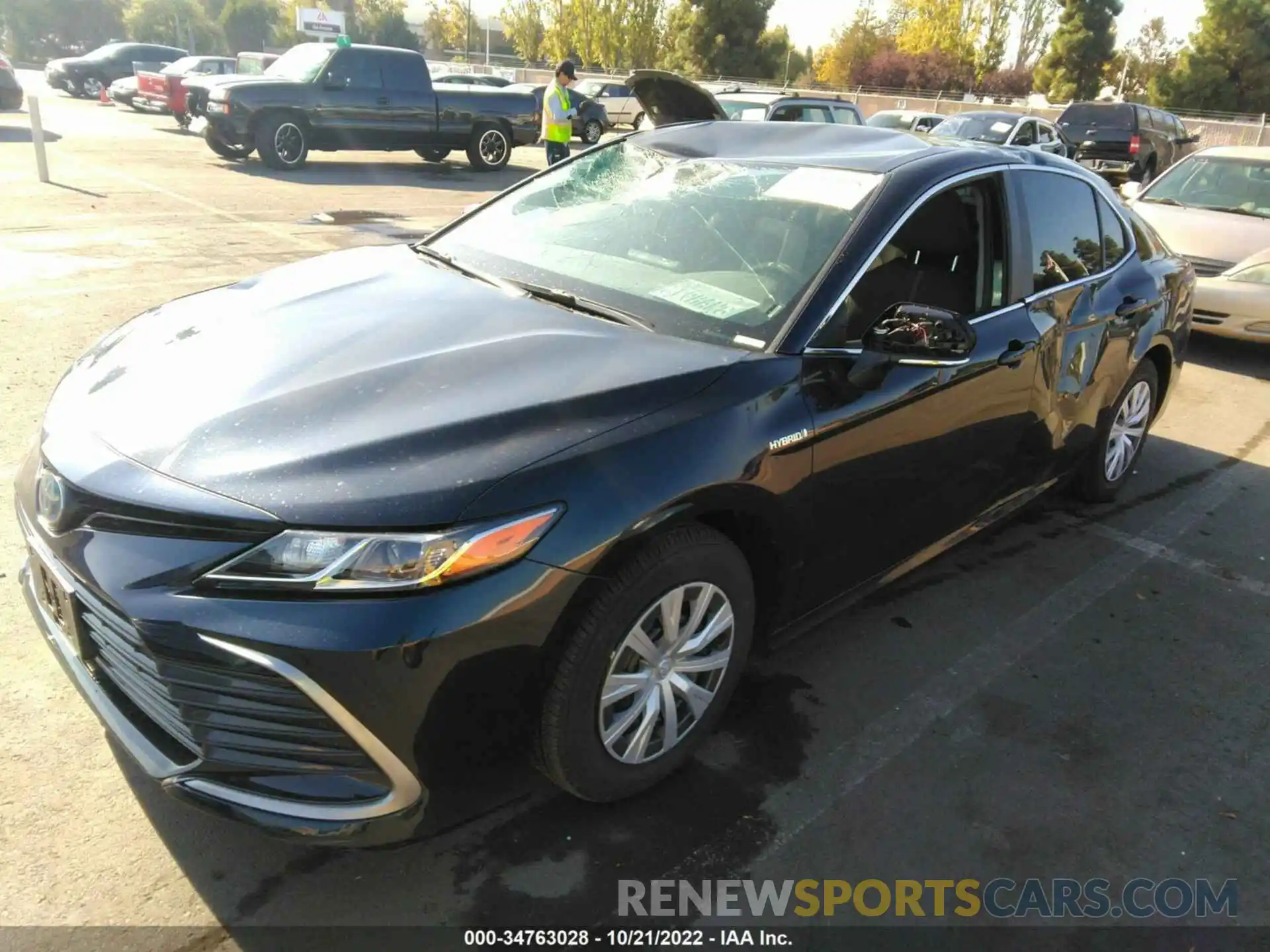 2 Photograph of a damaged car 4T1C31AK7MU021092 TOYOTA CAMRY 2021