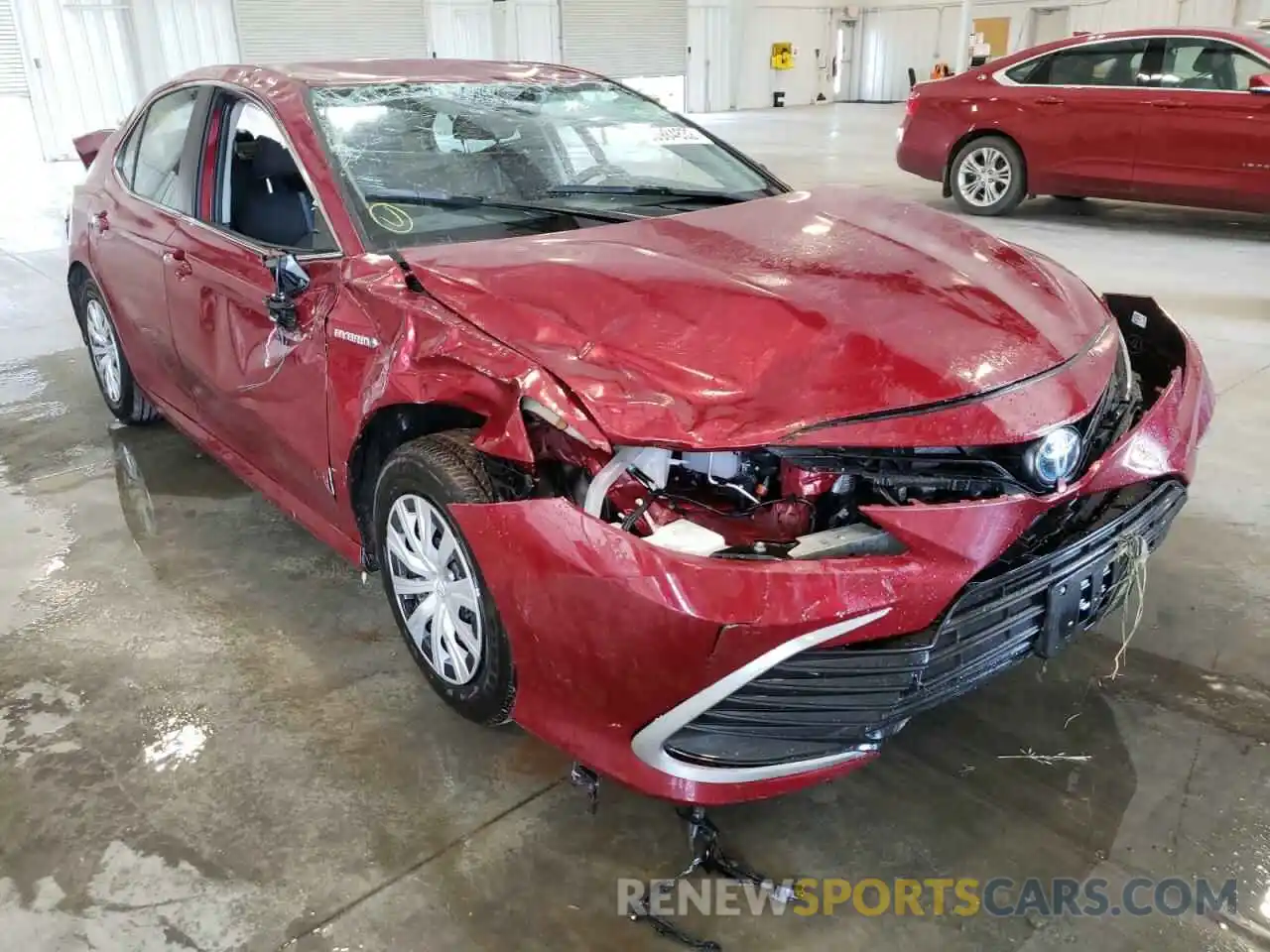 1 Photograph of a damaged car 4T1C31AK7MU551501 TOYOTA CAMRY 2021