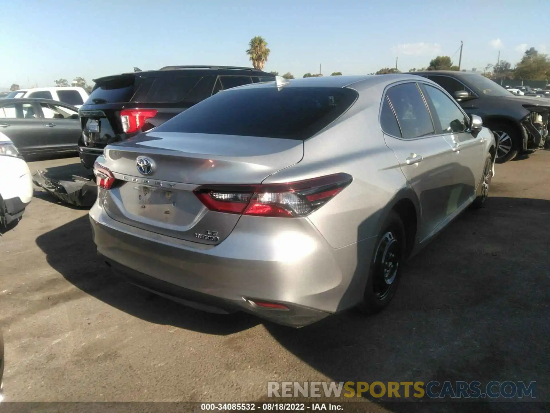 4 Photograph of a damaged car 4T1C31AK7MU552244 TOYOTA CAMRY 2021