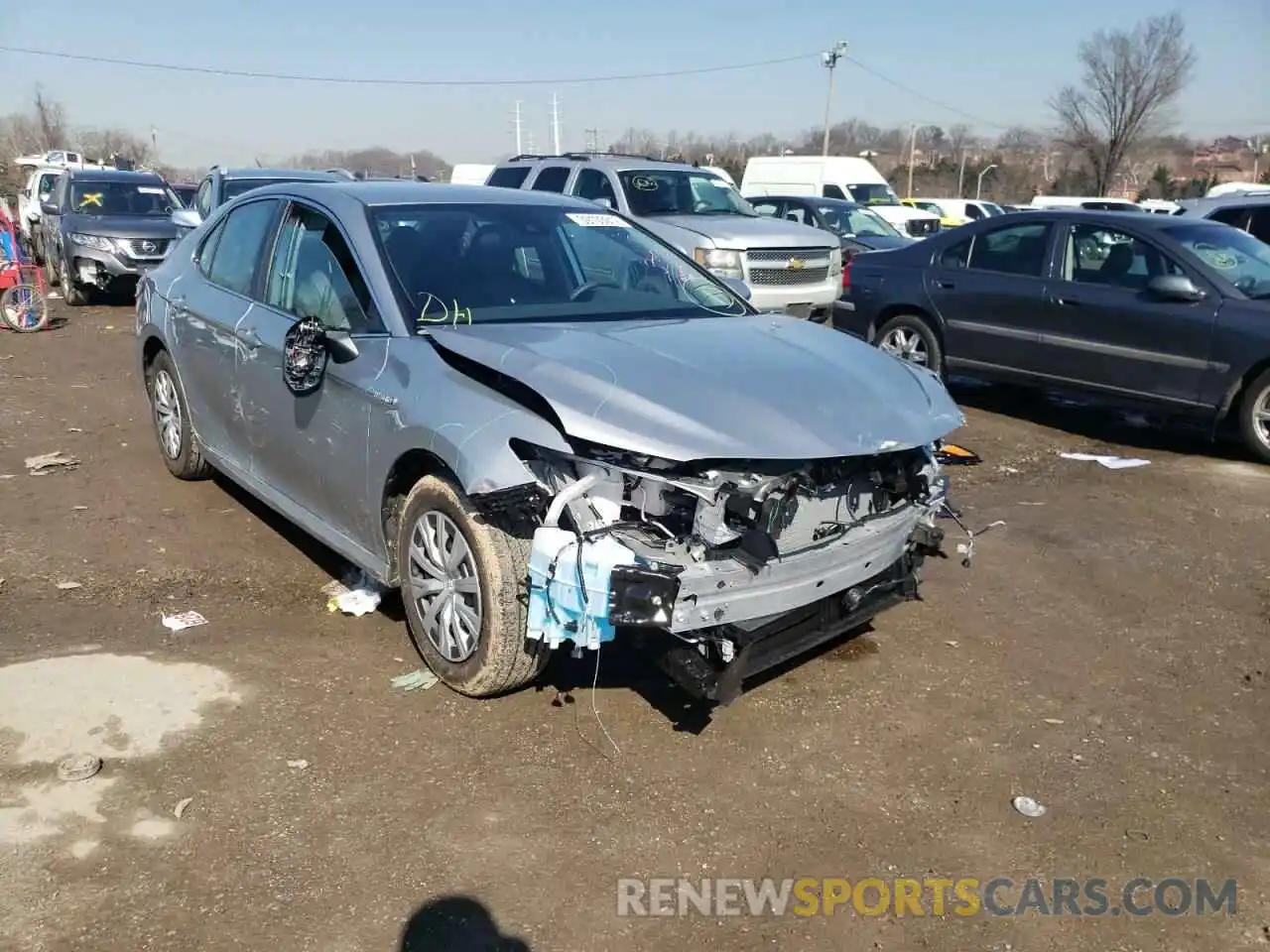 1 Photograph of a damaged car 4T1C31AK7MU558495 TOYOTA CAMRY 2021