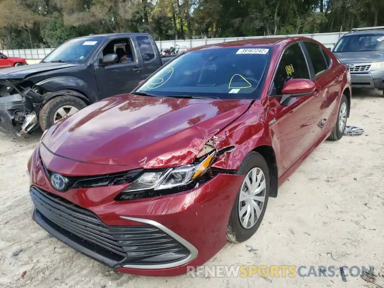 2 Photograph of a damaged car 4T1C31AK7MU560358 TOYOTA CAMRY 2021