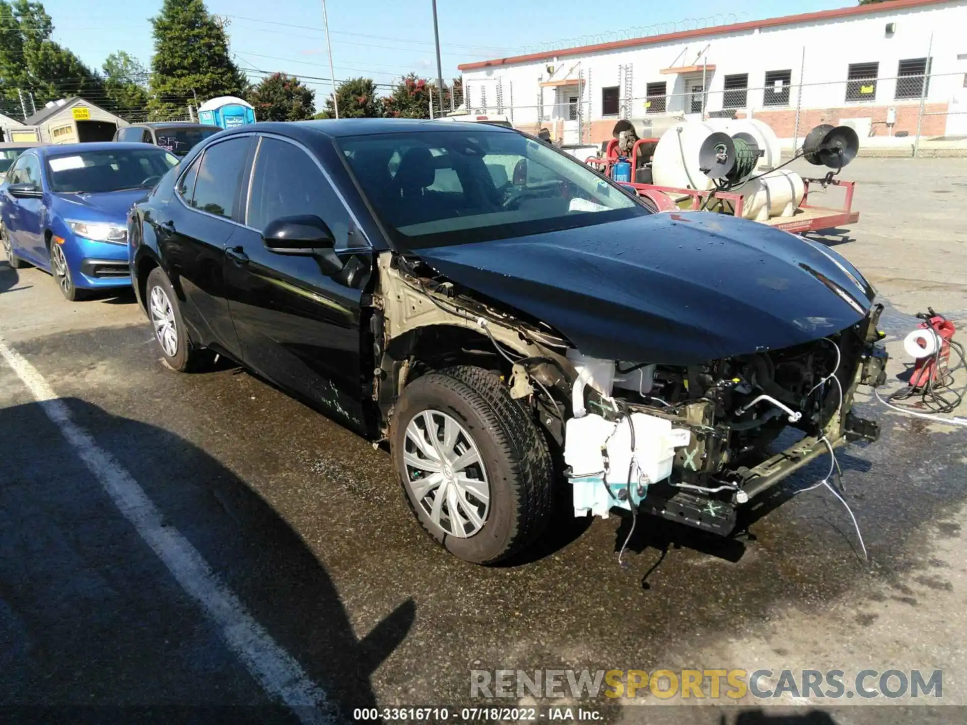 1 Photograph of a damaged car 4T1C31AK7MU561722 TOYOTA CAMRY 2021