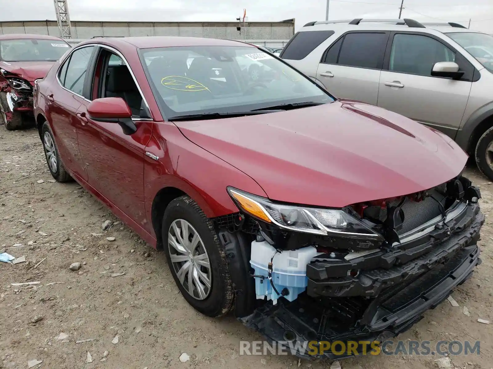 1 Photograph of a damaged car 4T1C31AK7MU561882 TOYOTA CAMRY 2021