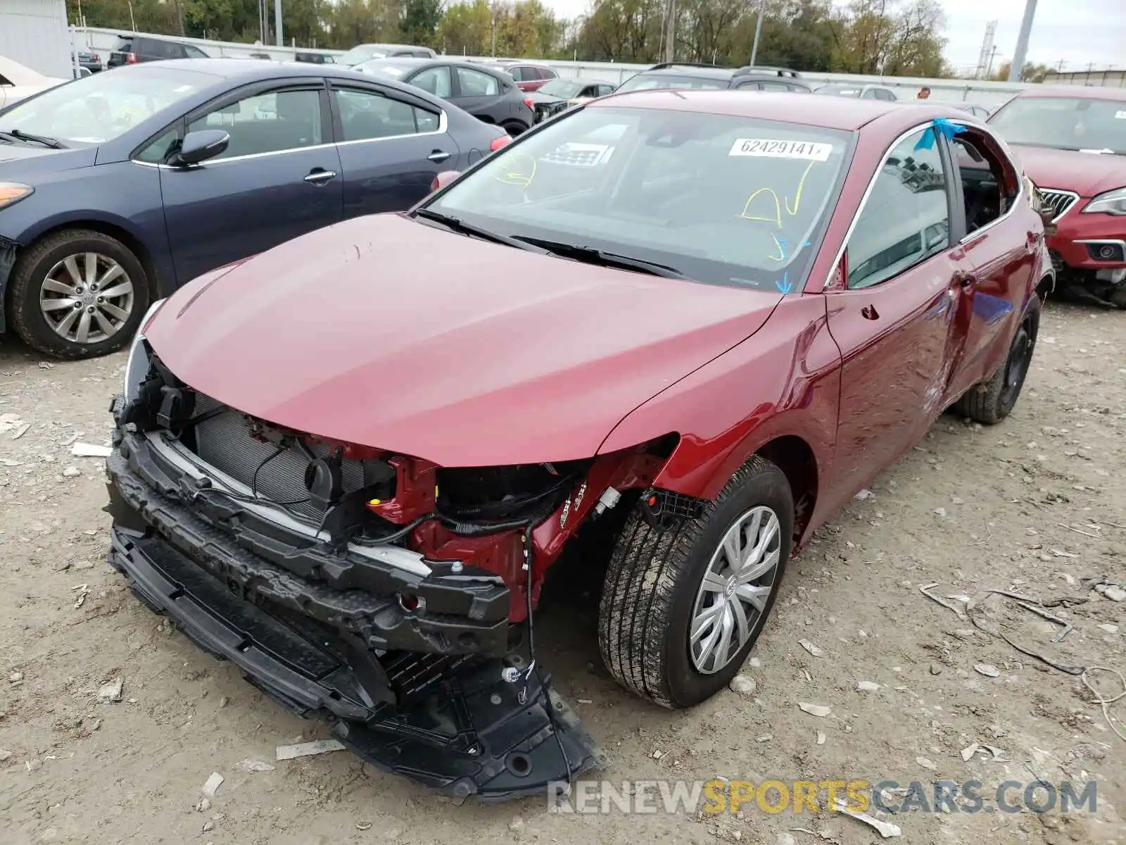 2 Photograph of a damaged car 4T1C31AK7MU561882 TOYOTA CAMRY 2021