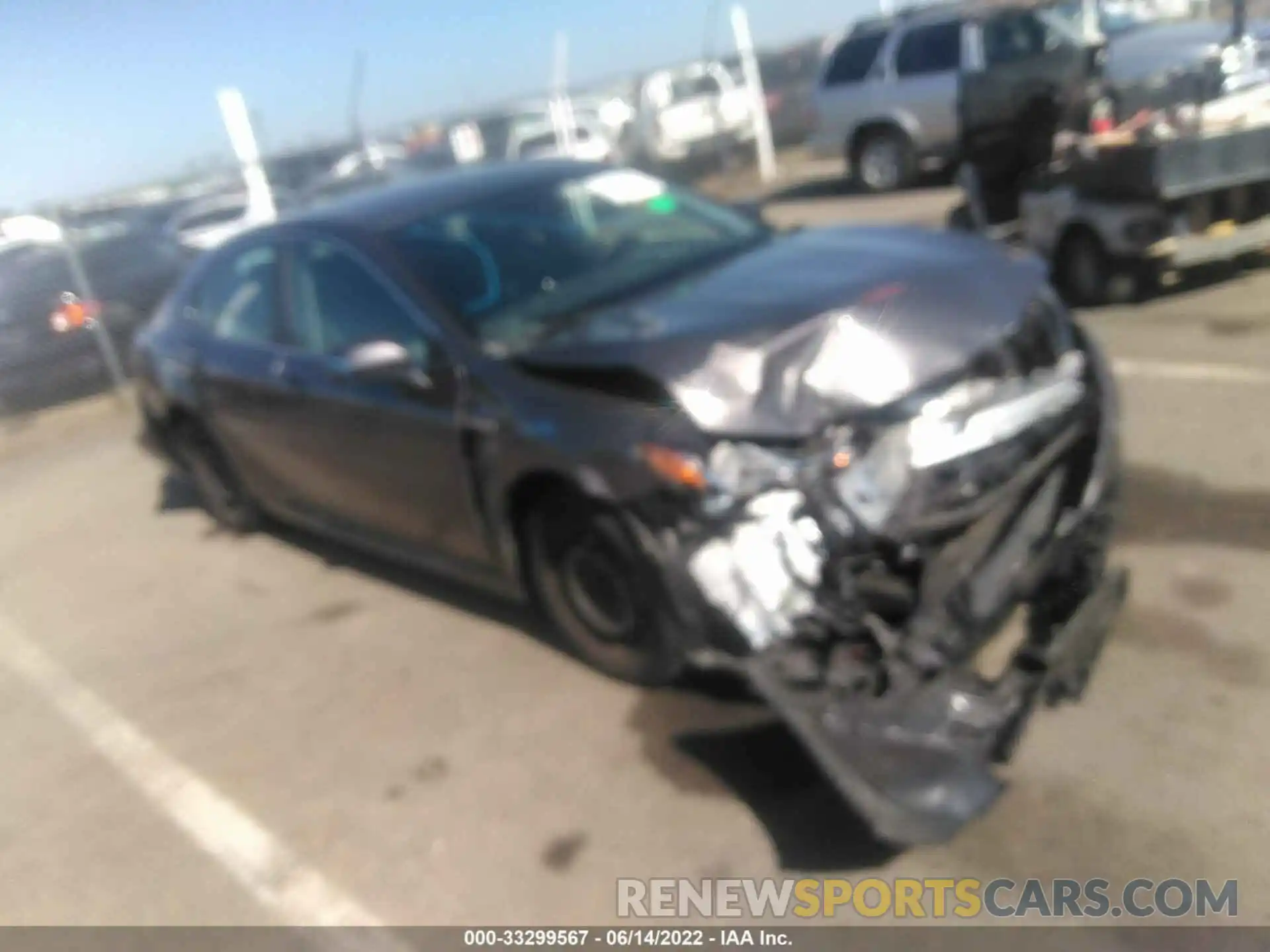 1 Photograph of a damaged car 4T1C31AK8MU566802 TOYOTA CAMRY 2021