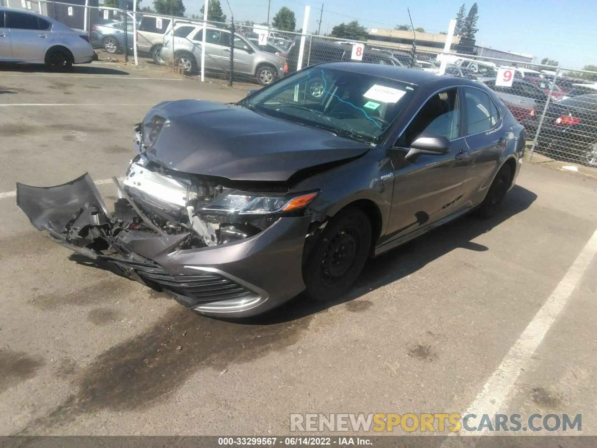 2 Photograph of a damaged car 4T1C31AK8MU566802 TOYOTA CAMRY 2021