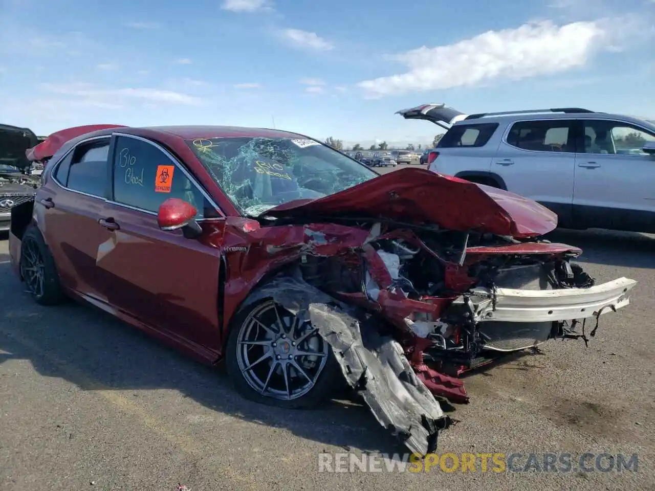 1 Photograph of a damaged car 4T1C31AK9MU028206 TOYOTA CAMRY 2021