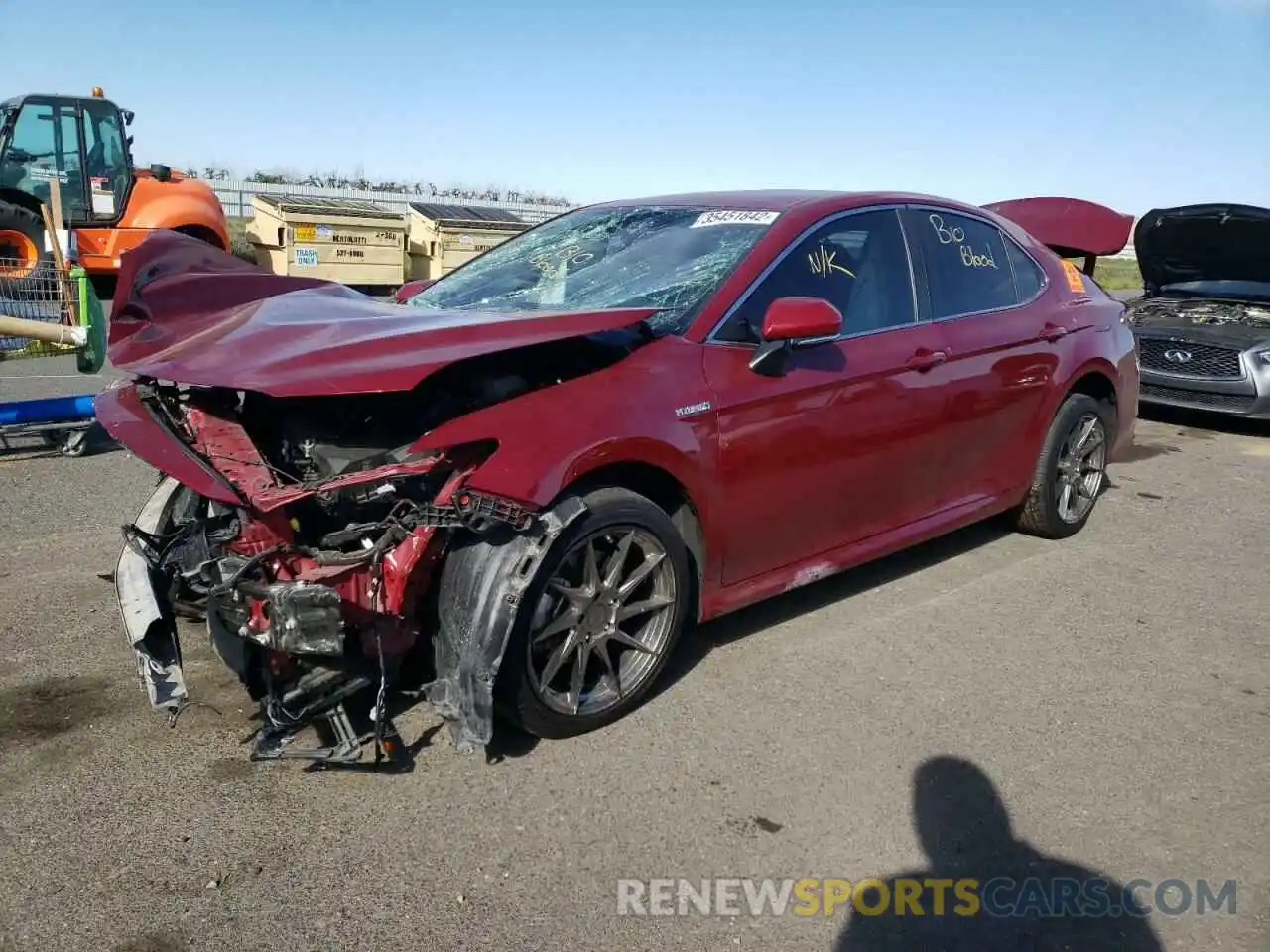 2 Photograph of a damaged car 4T1C31AK9MU028206 TOYOTA CAMRY 2021