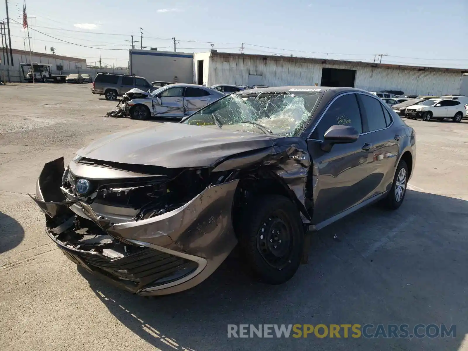 2 Photograph of a damaged car 4T1C31AK9MU551435 TOYOTA CAMRY 2021