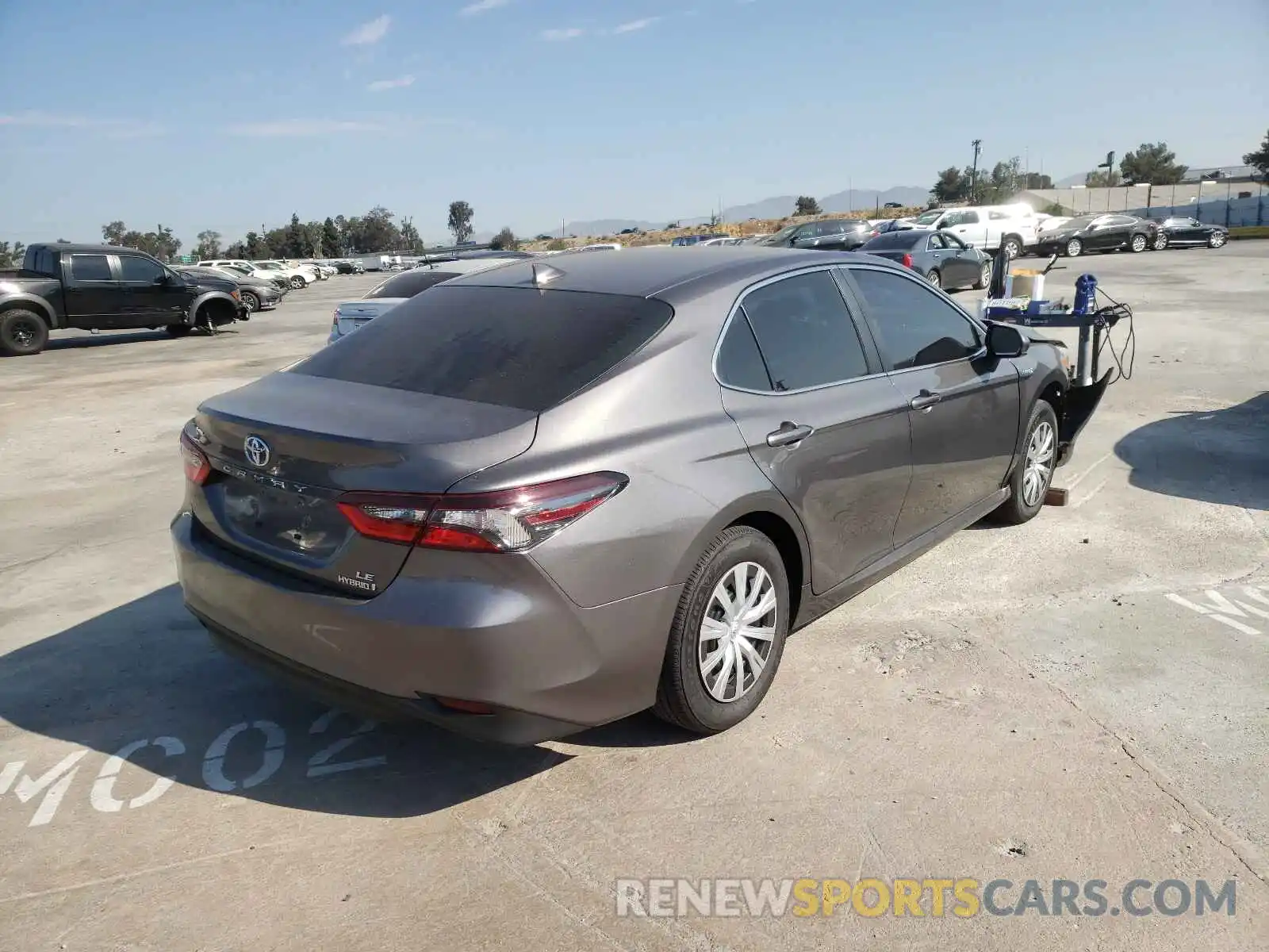 4 Photograph of a damaged car 4T1C31AK9MU551435 TOYOTA CAMRY 2021