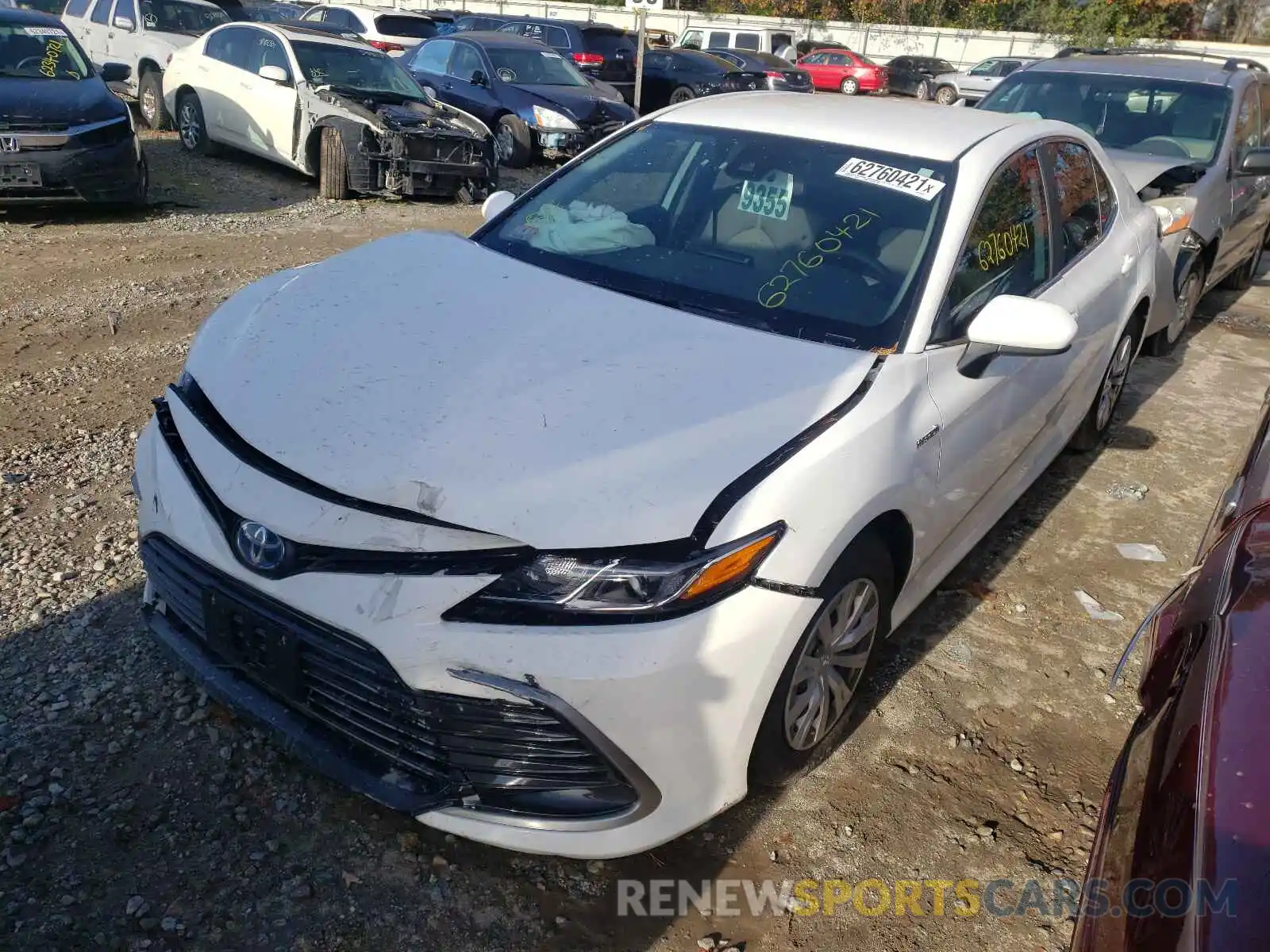 2 Photograph of a damaged car 4T1C31AKXMU026836 TOYOTA CAMRY 2021