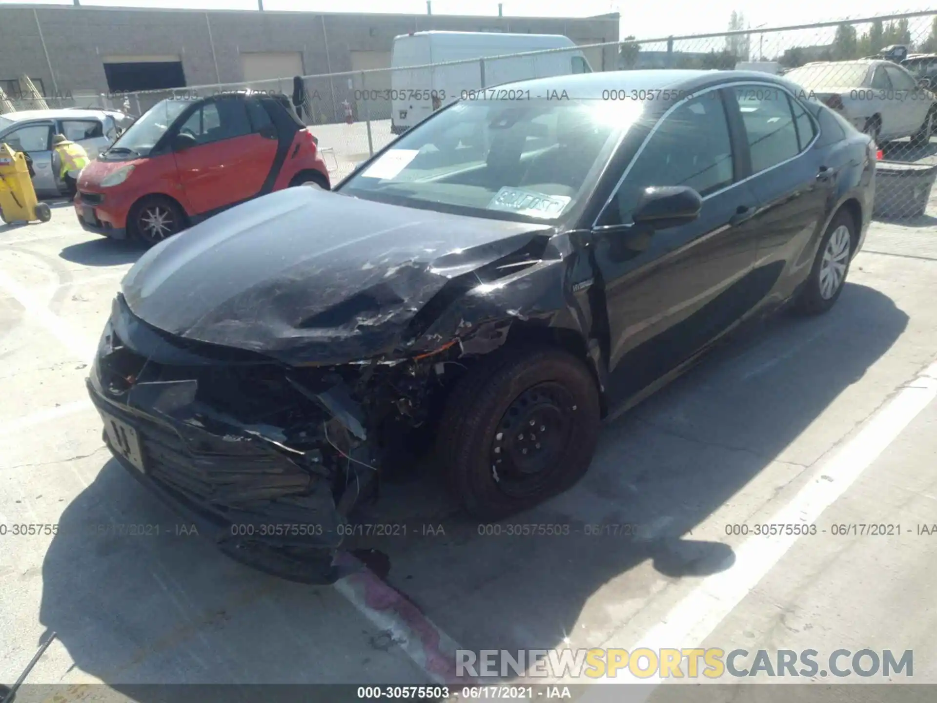 2 Photograph of a damaged car 4T1C31AKXMU548009 TOYOTA CAMRY 2021