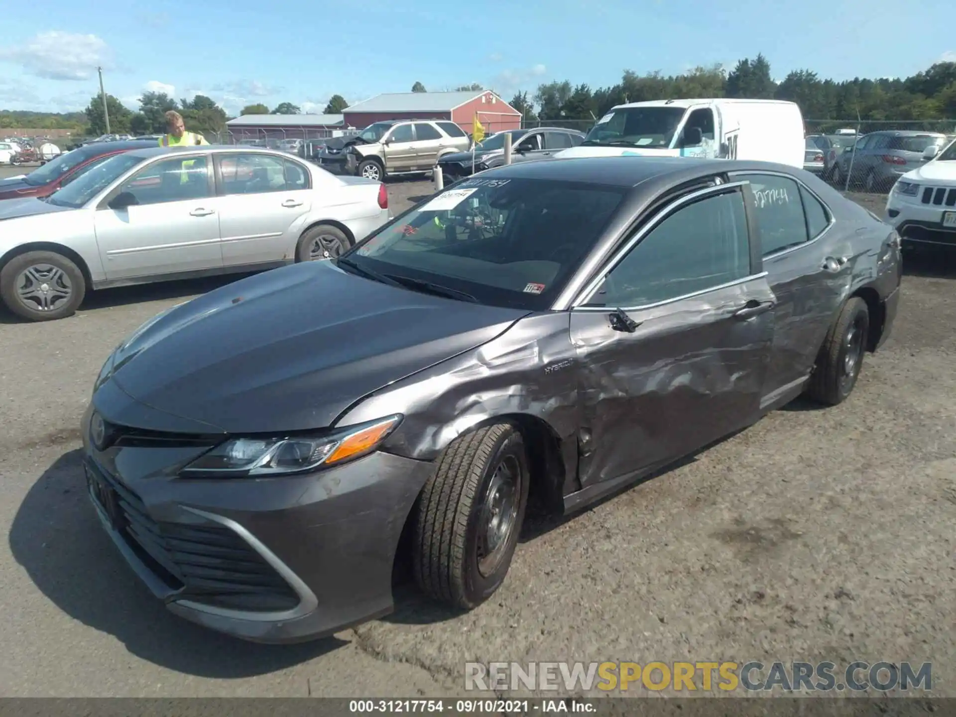 2 Photograph of a damaged car 4T1C31AKXMU549144 TOYOTA CAMRY 2021