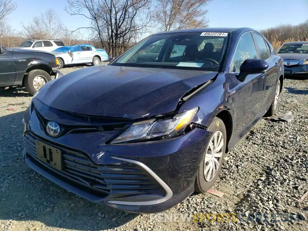 2 Photograph of a damaged car 4T1C31AKXMU569099 TOYOTA CAMRY 2021