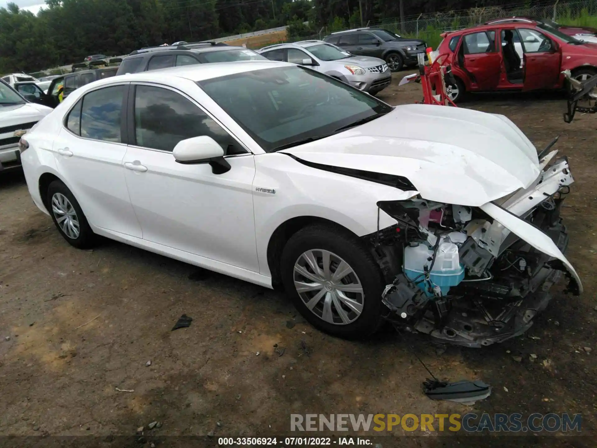 1 Photograph of a damaged car 4T1C31AKXMU570012 TOYOTA CAMRY 2021