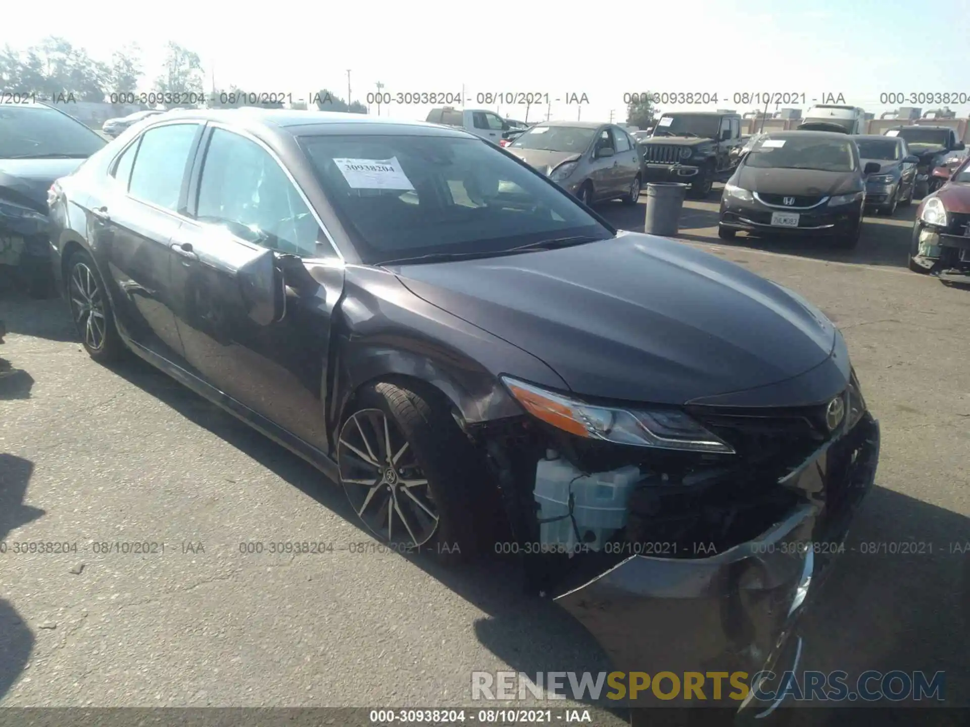 1 Photograph of a damaged car 4T1F11AK0MU438332 TOYOTA CAMRY 2021