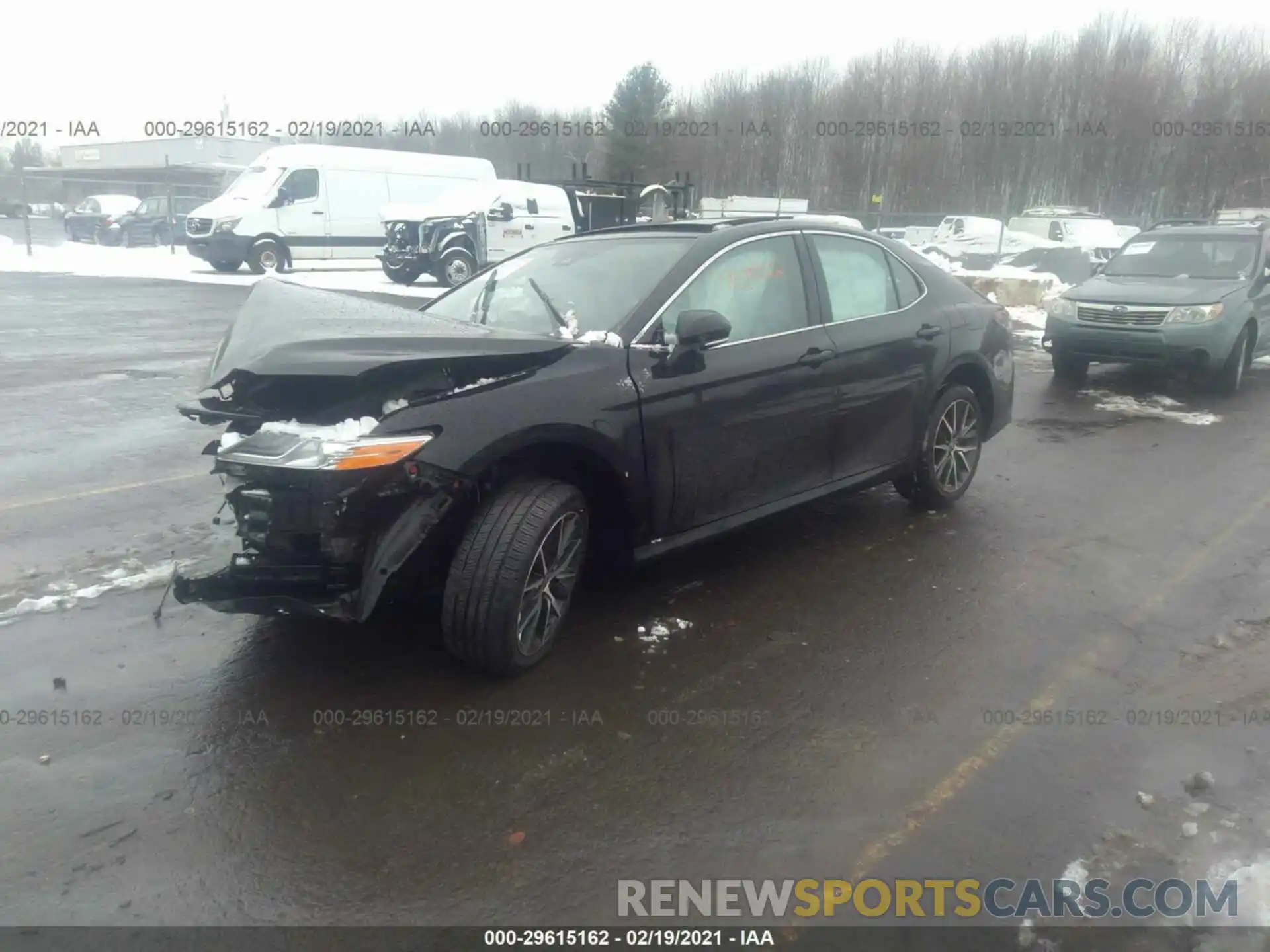 2 Photograph of a damaged car 4T1F11AK0MU518570 TOYOTA CAMRY 2021