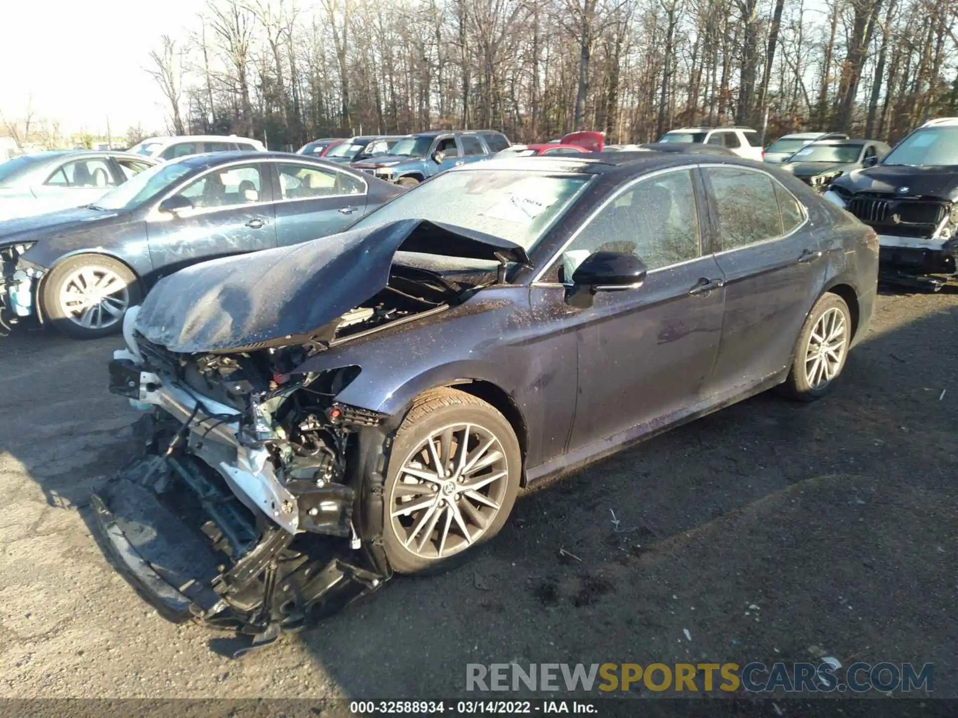 2 Photograph of a damaged car 4T1F11AK2MU414761 TOYOTA CAMRY 2021