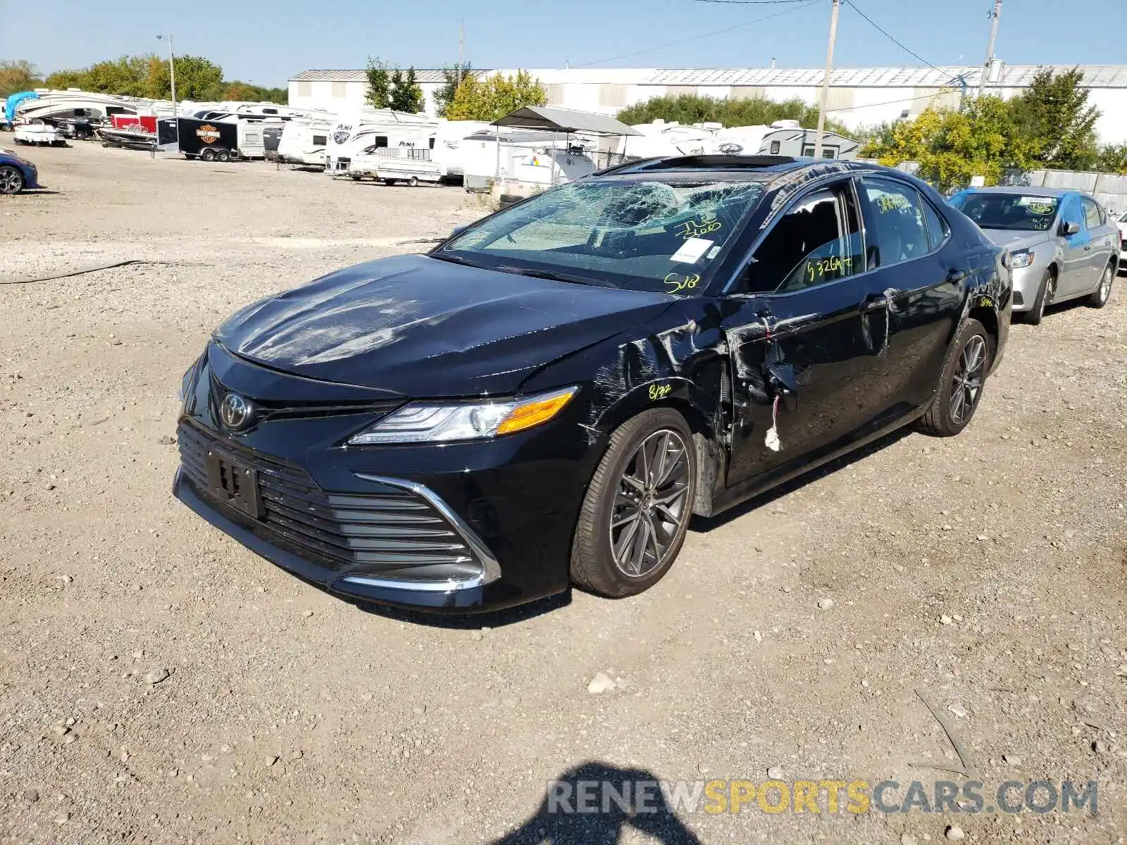 2 Photograph of a damaged car 4T1F11AK2MU450546 TOYOTA CAMRY 2021