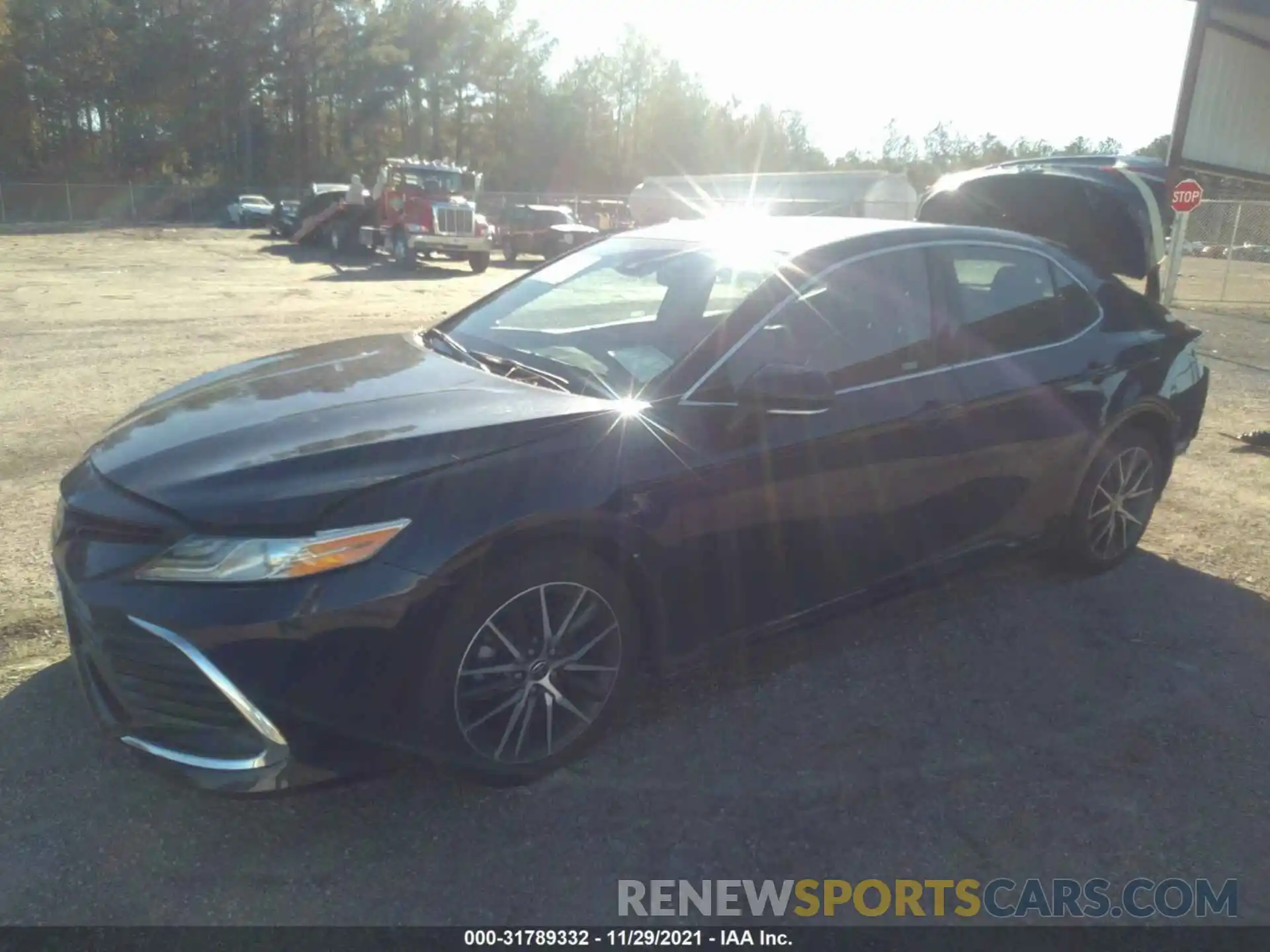 2 Photograph of a damaged car 4T1F11AK2MU596381 TOYOTA CAMRY 2021