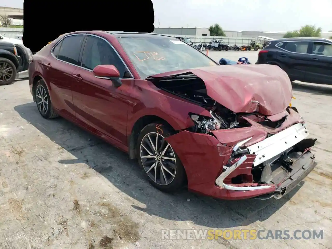 1 Photograph of a damaged car 4T1F11AK5MU562919 TOYOTA CAMRY 2021