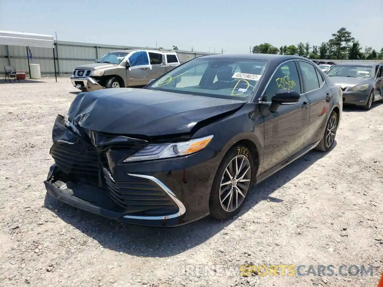 2 Photograph of a damaged car 4T1F11AK5MU586749 TOYOTA CAMRY 2021