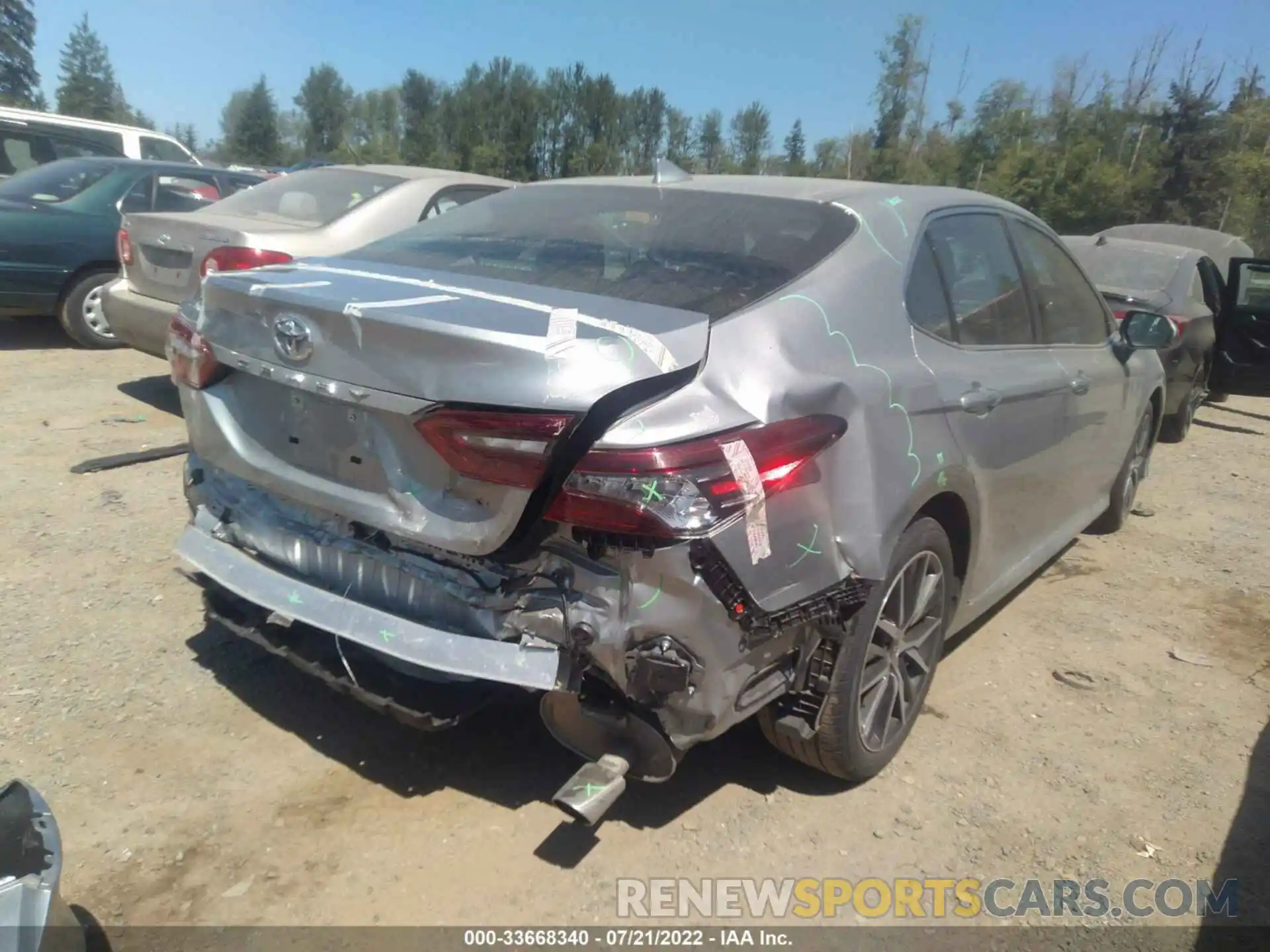 4 Photograph of a damaged car 4T1F11AK6MU489558 TOYOTA CAMRY 2021