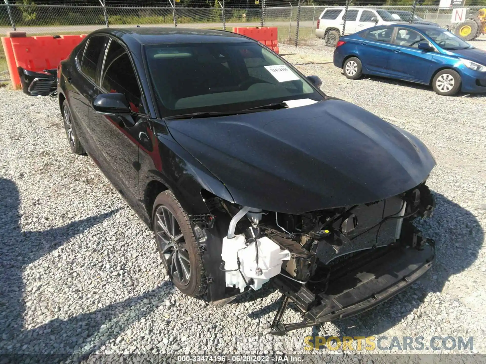 1 Photograph of a damaged car 4T1F11AK7MU449084 TOYOTA CAMRY 2021