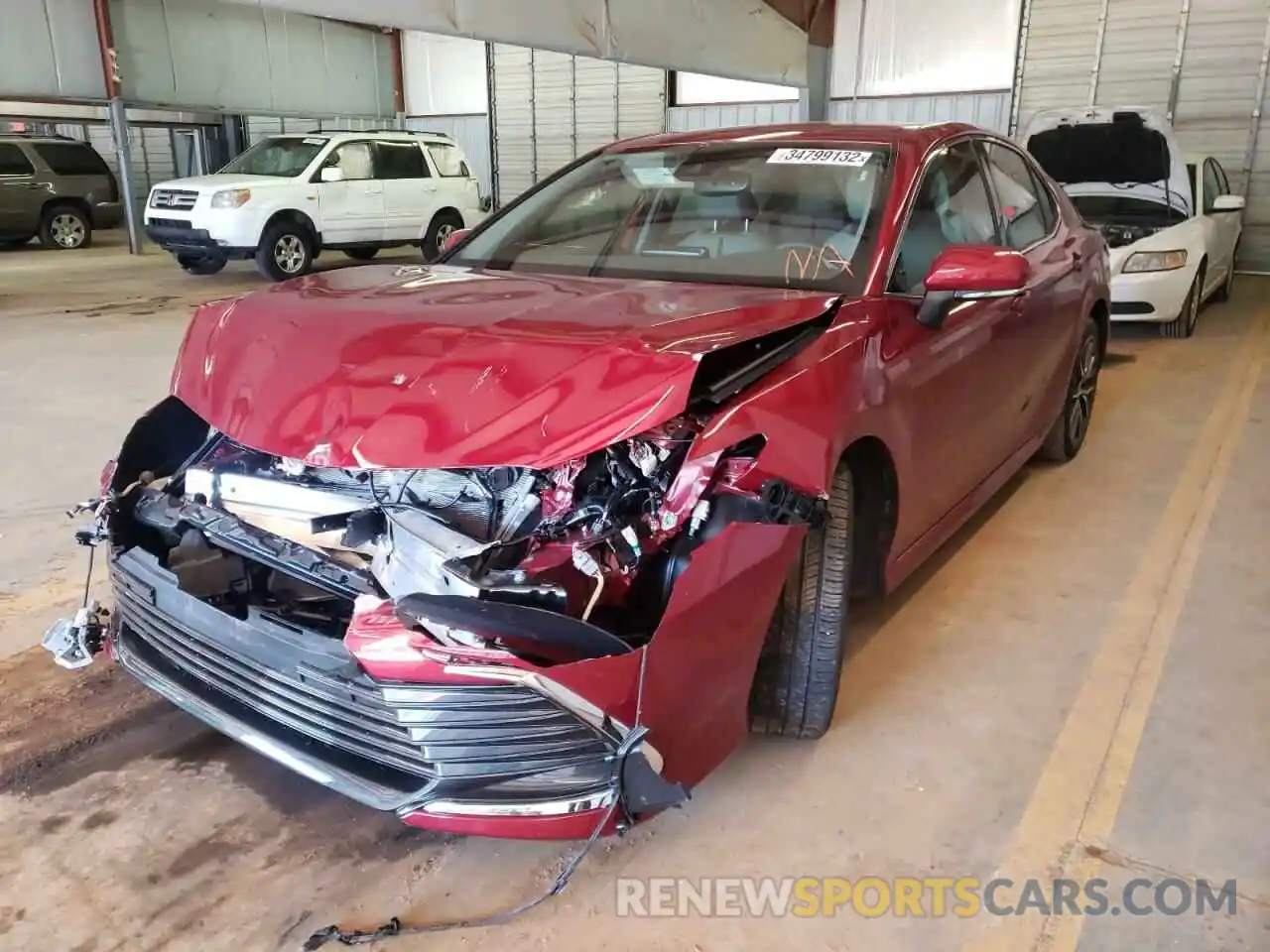 2 Photograph of a damaged car 4T1F11AK7MU602742 TOYOTA CAMRY 2021