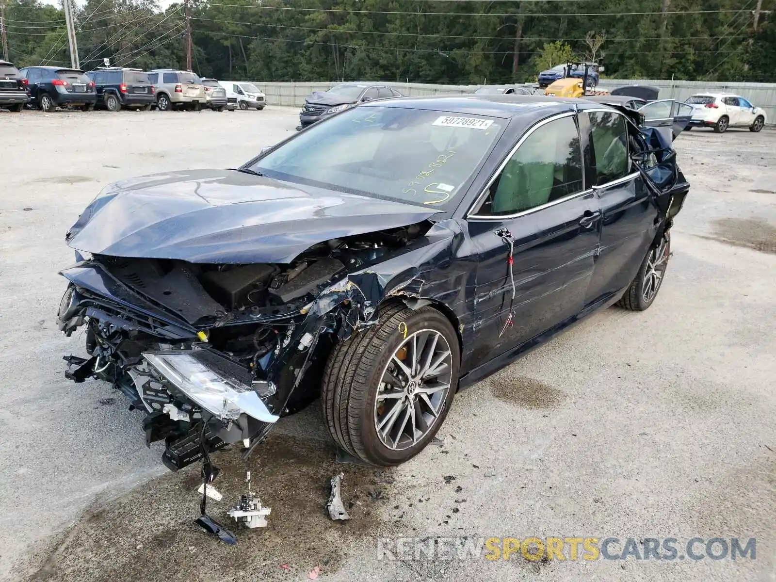 2 Photograph of a damaged car 4T1F11AK8MU538386 TOYOTA CAMRY 2021