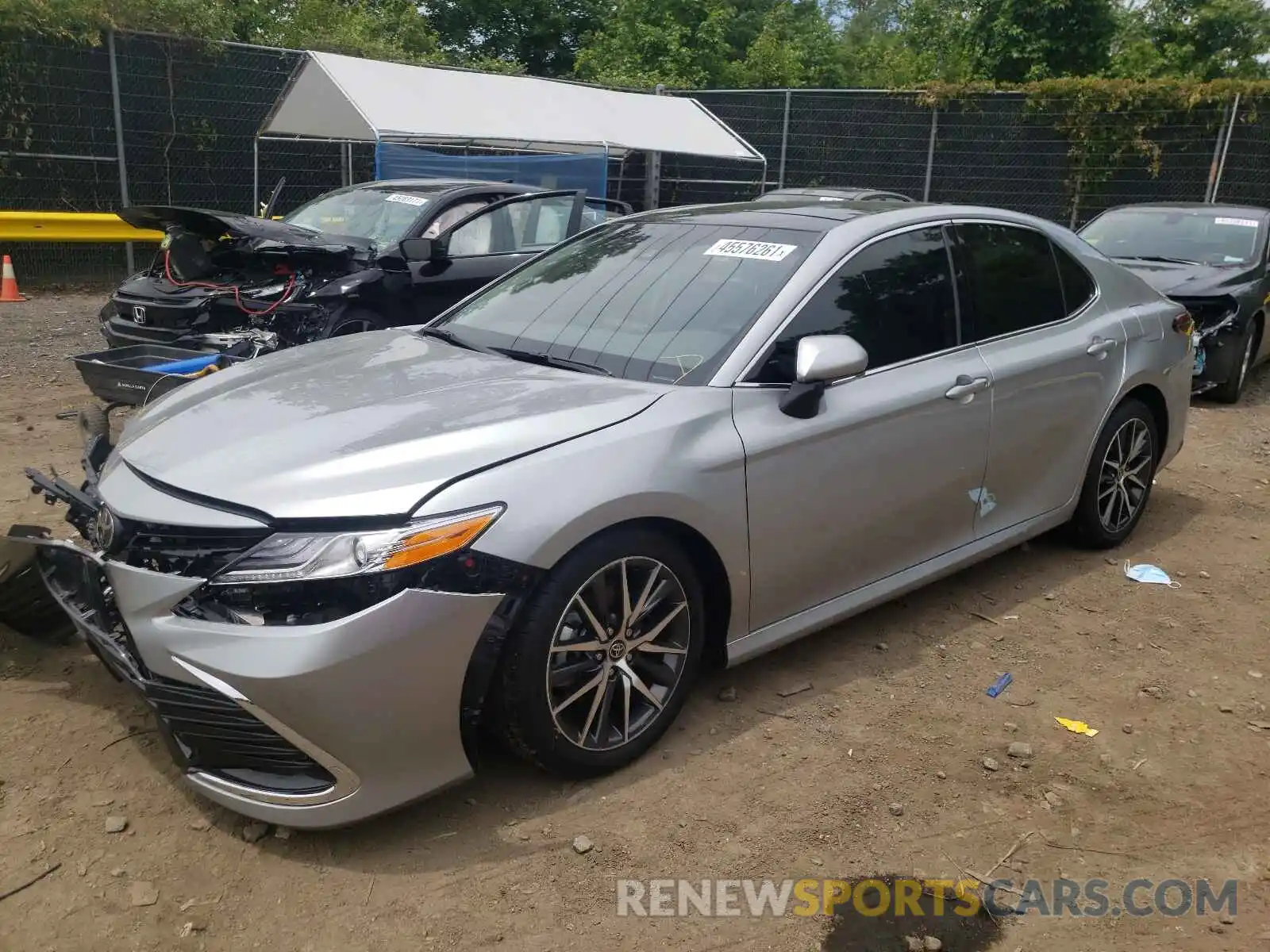 2 Photograph of a damaged car 4T1F11AK9MU554970 TOYOTA CAMRY 2021