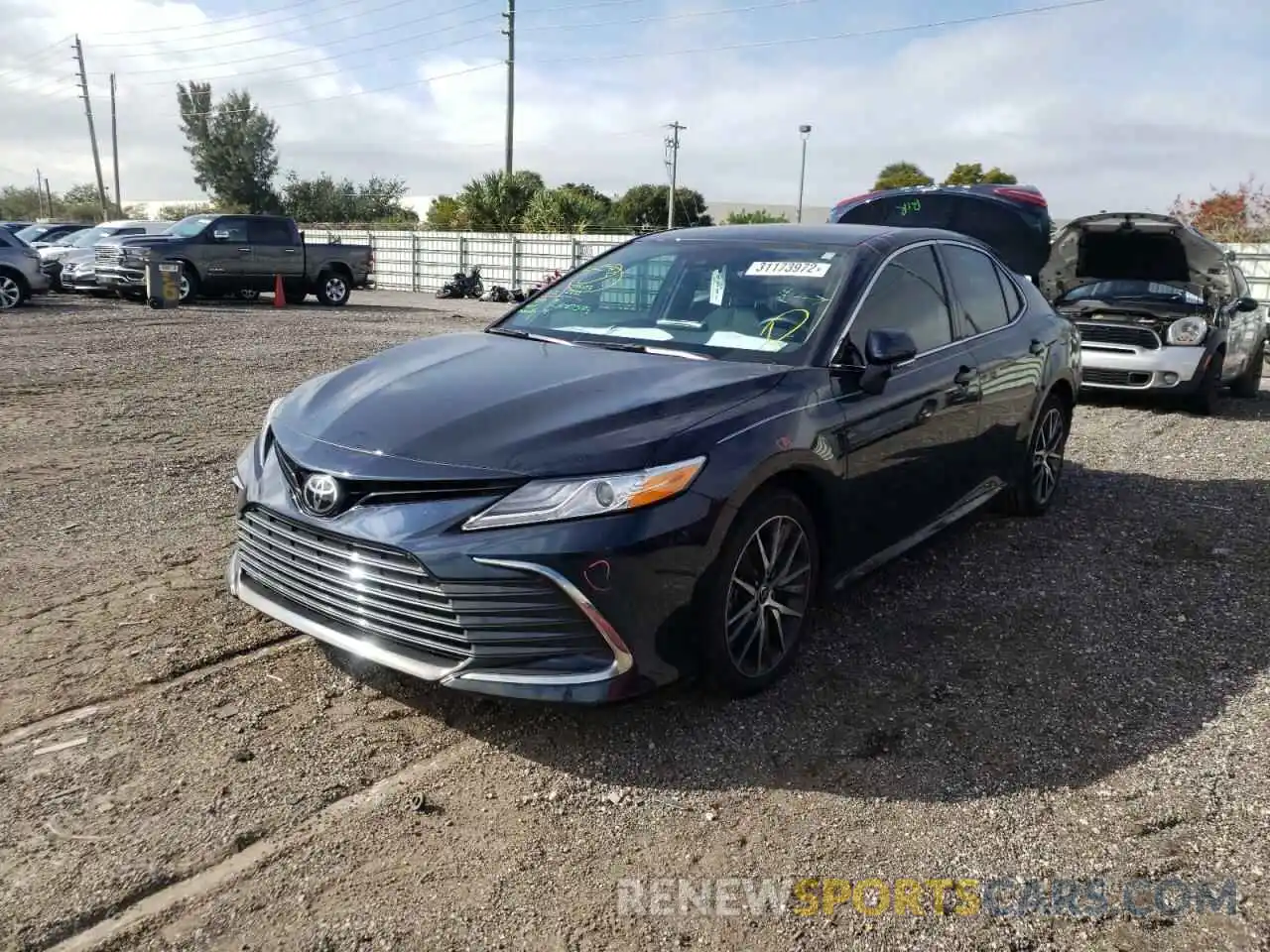 2 Photograph of a damaged car 4T1F11AK9MU556461 TOYOTA CAMRY 2021