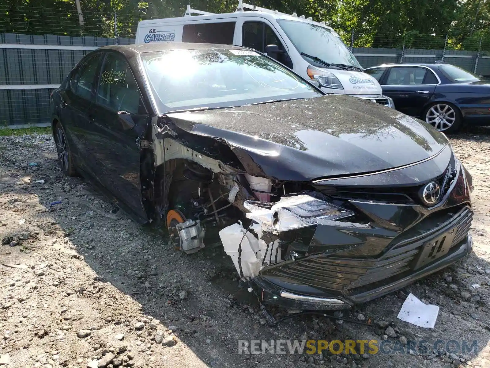 1 Photograph of a damaged car 4T1F11BK1MU022594 TOYOTA CAMRY 2021