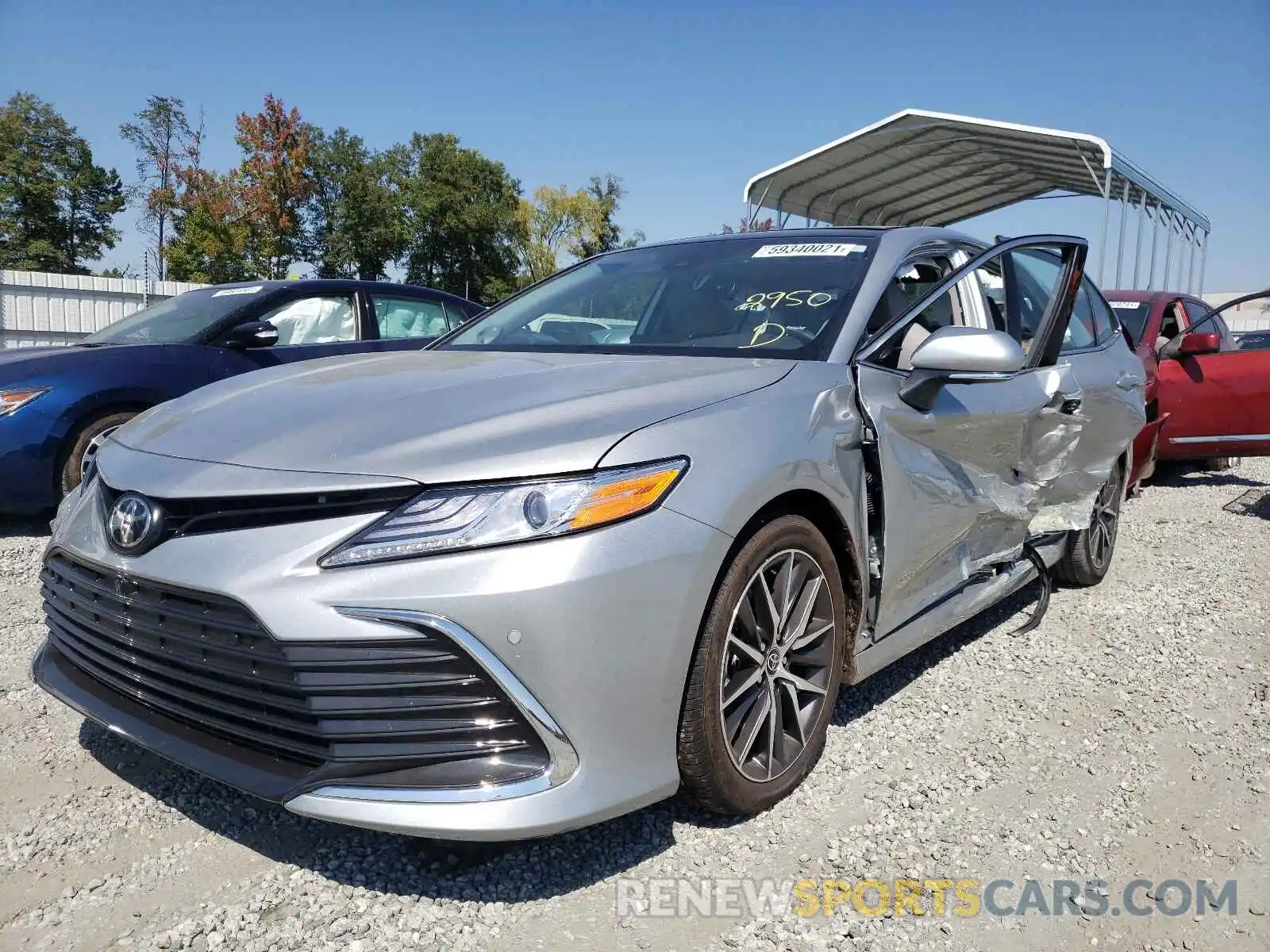 2 Photograph of a damaged car 4T1F11BK1MU033062 TOYOTA CAMRY 2021