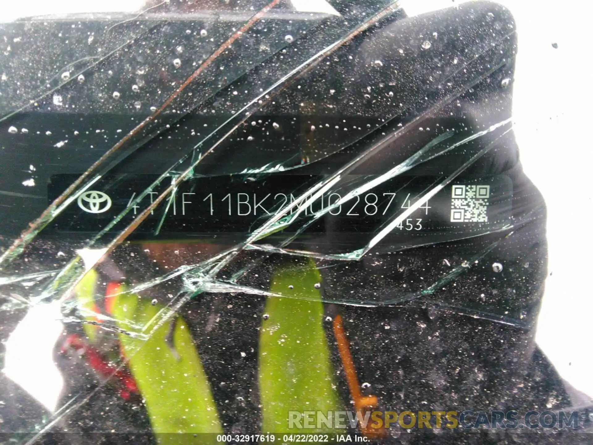 9 Photograph of a damaged car 4T1F11BK2MU028744 TOYOTA CAMRY 2021