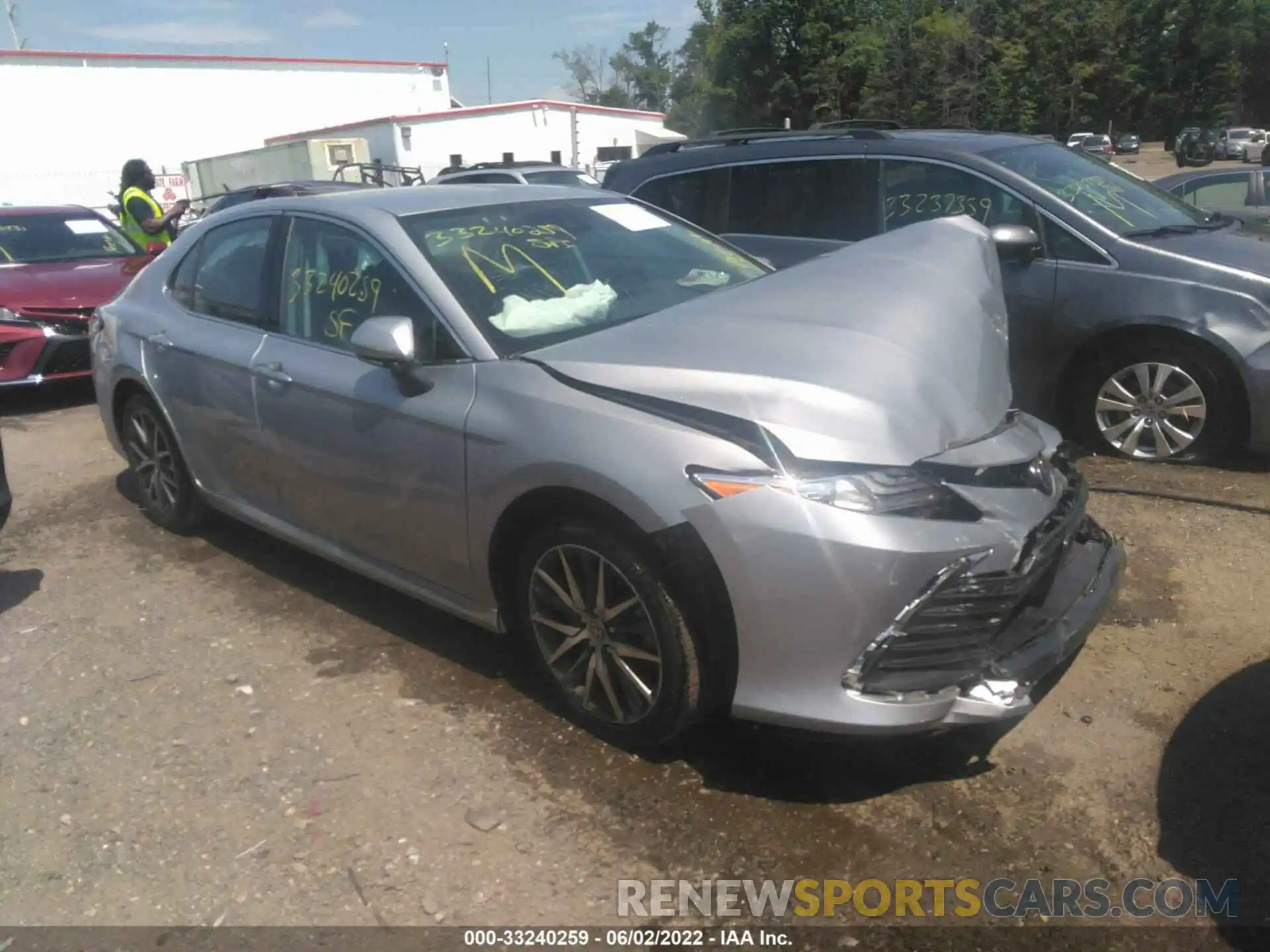 1 Photograph of a damaged car 4T1F11BK2MU039002 TOYOTA CAMRY 2021