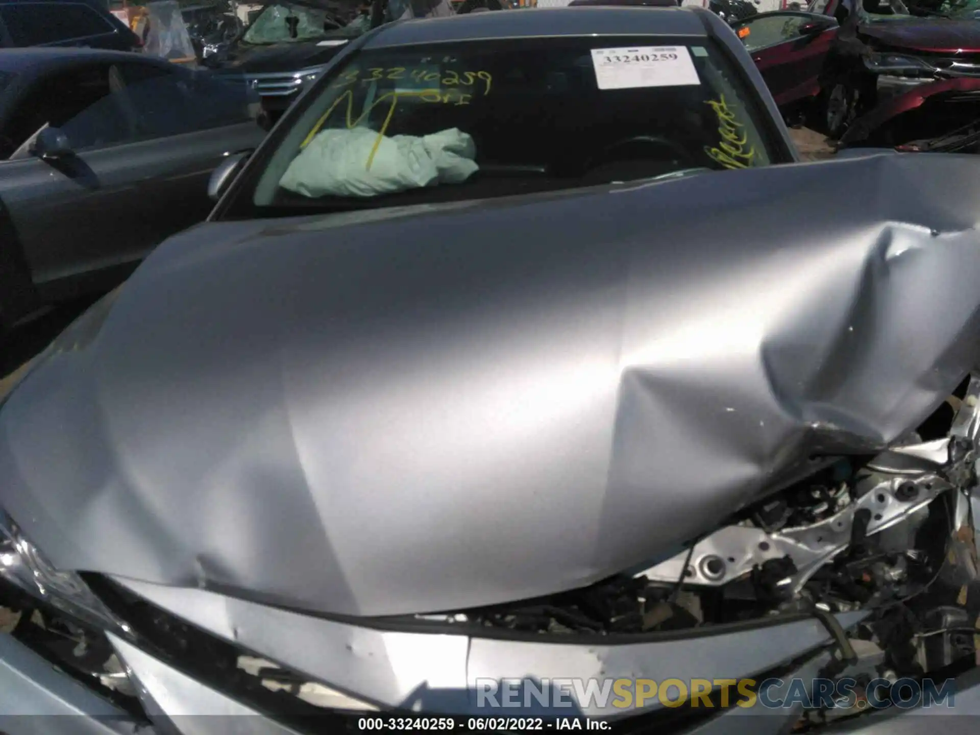 10 Photograph of a damaged car 4T1F11BK2MU039002 TOYOTA CAMRY 2021