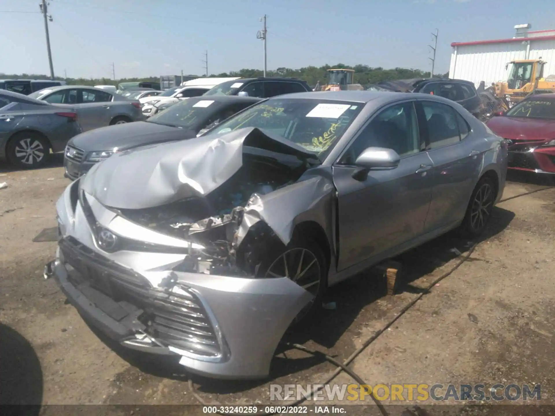 2 Photograph of a damaged car 4T1F11BK2MU039002 TOYOTA CAMRY 2021