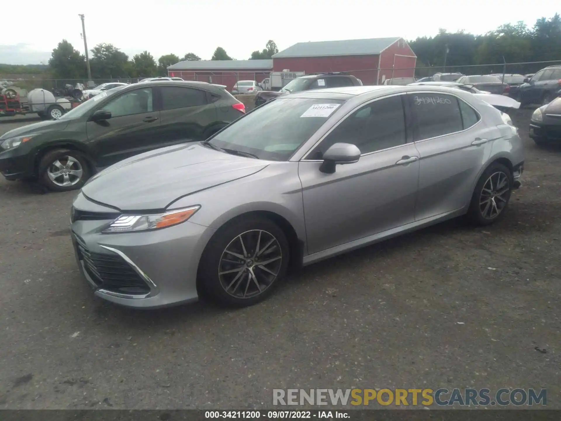 2 Photograph of a damaged car 4T1F11BK2MU045611 TOYOTA CAMRY 2021