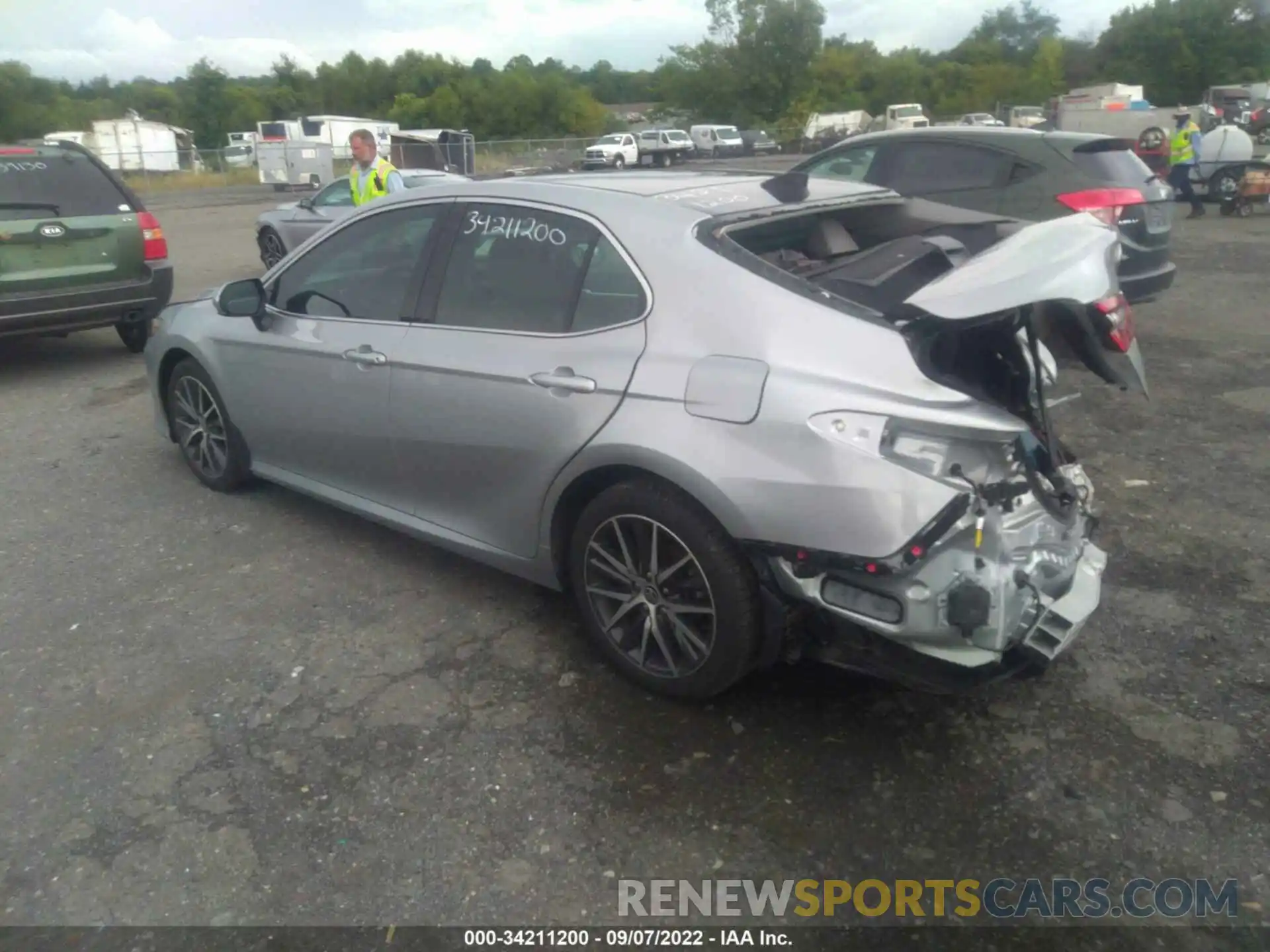 3 Photograph of a damaged car 4T1F11BK2MU045611 TOYOTA CAMRY 2021