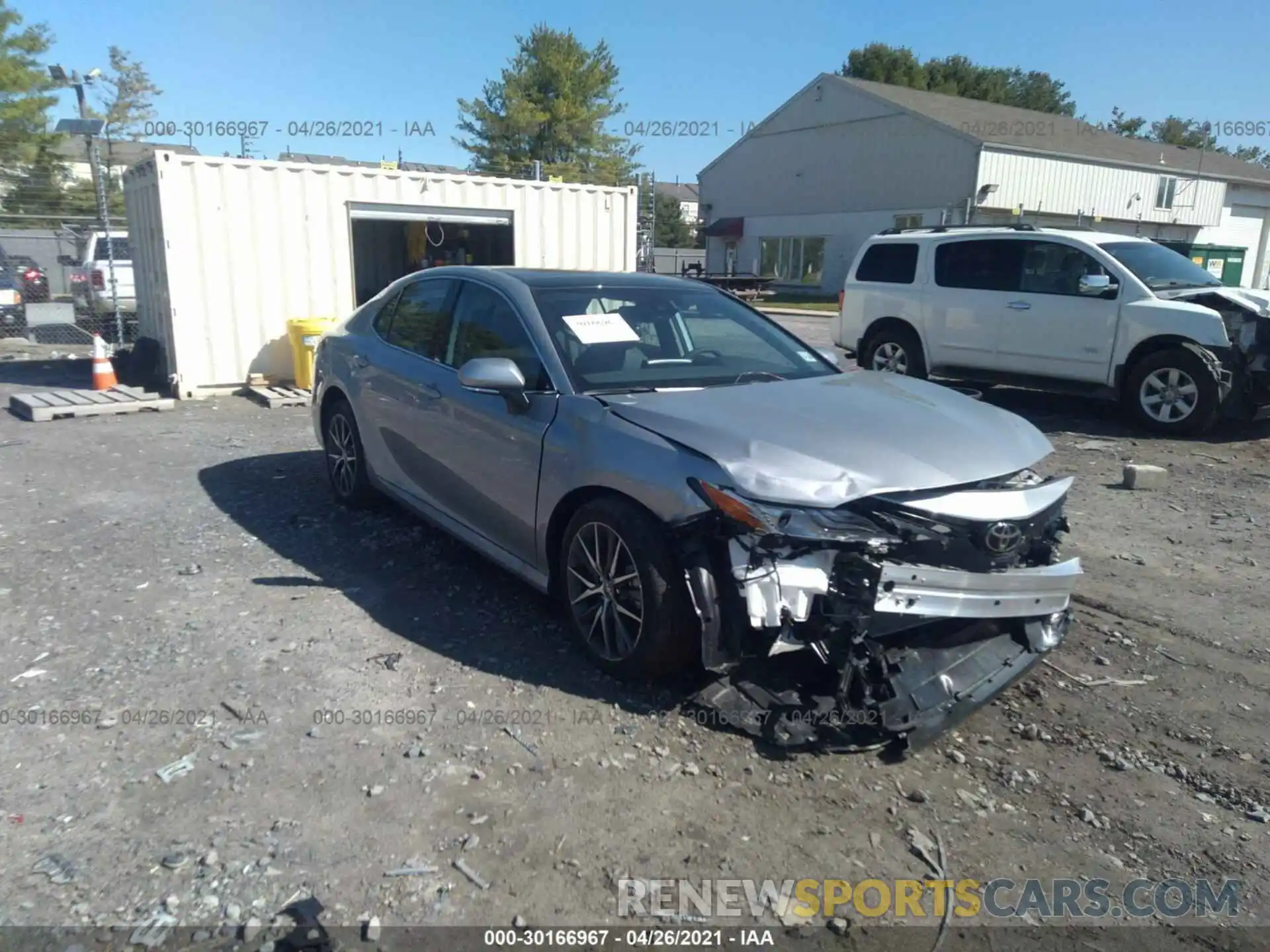 1 Photograph of a damaged car 4T1F11BK3MU030003 TOYOTA CAMRY 2021