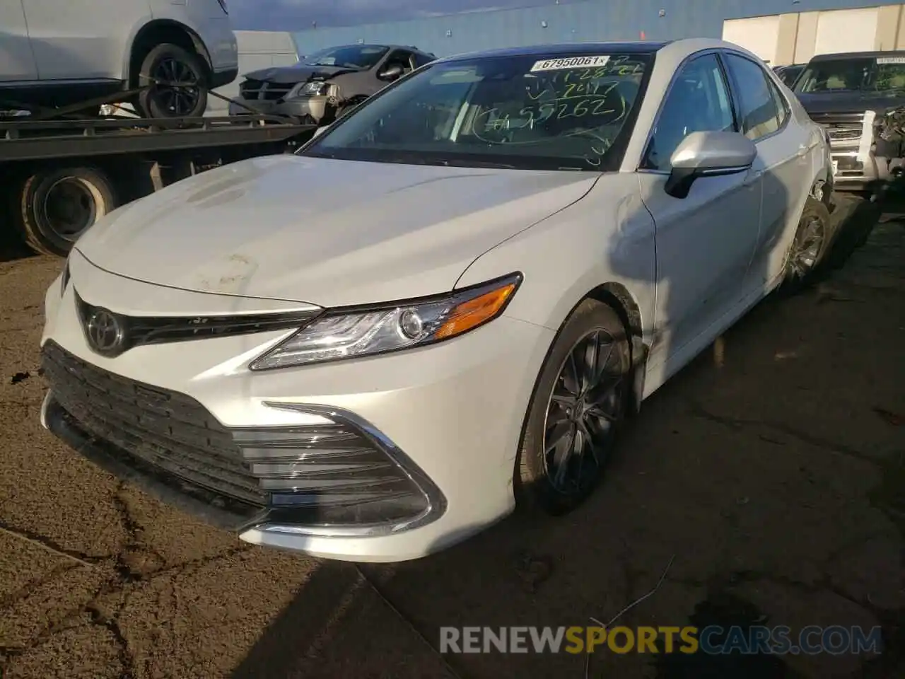 2 Photograph of a damaged car 4T1F11BK4MU027417 TOYOTA CAMRY 2021