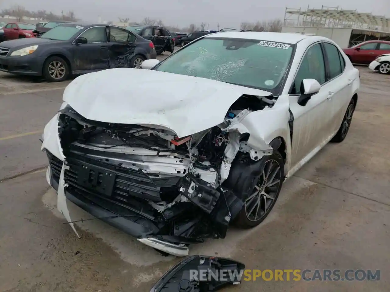 2 Photograph of a damaged car 4T1F11BK5MU039172 TOYOTA CAMRY 2021