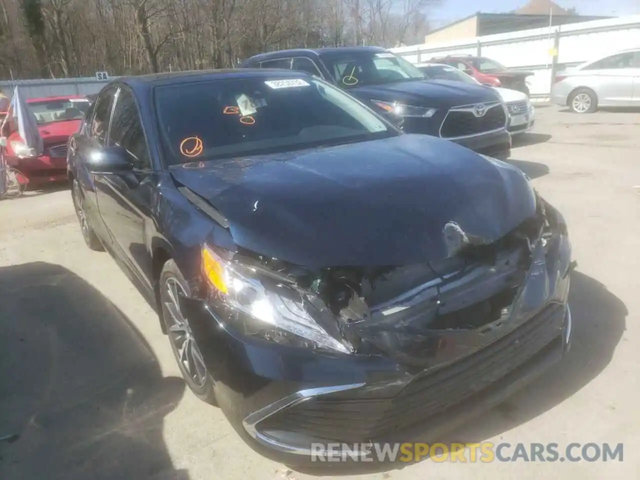 1 Photograph of a damaged car 4T1F11BK7MU036225 TOYOTA CAMRY 2021