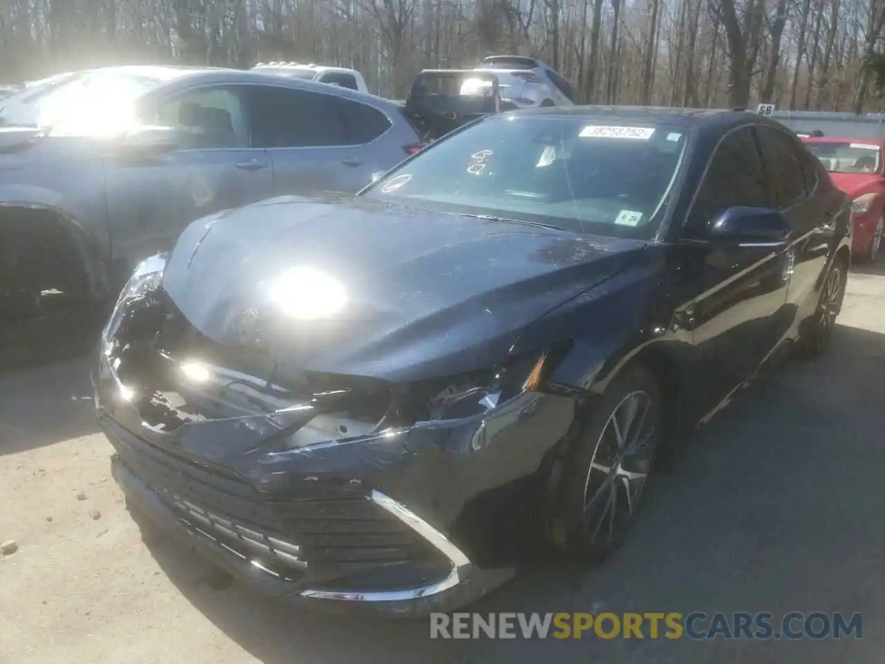 2 Photograph of a damaged car 4T1F11BK7MU036225 TOYOTA CAMRY 2021