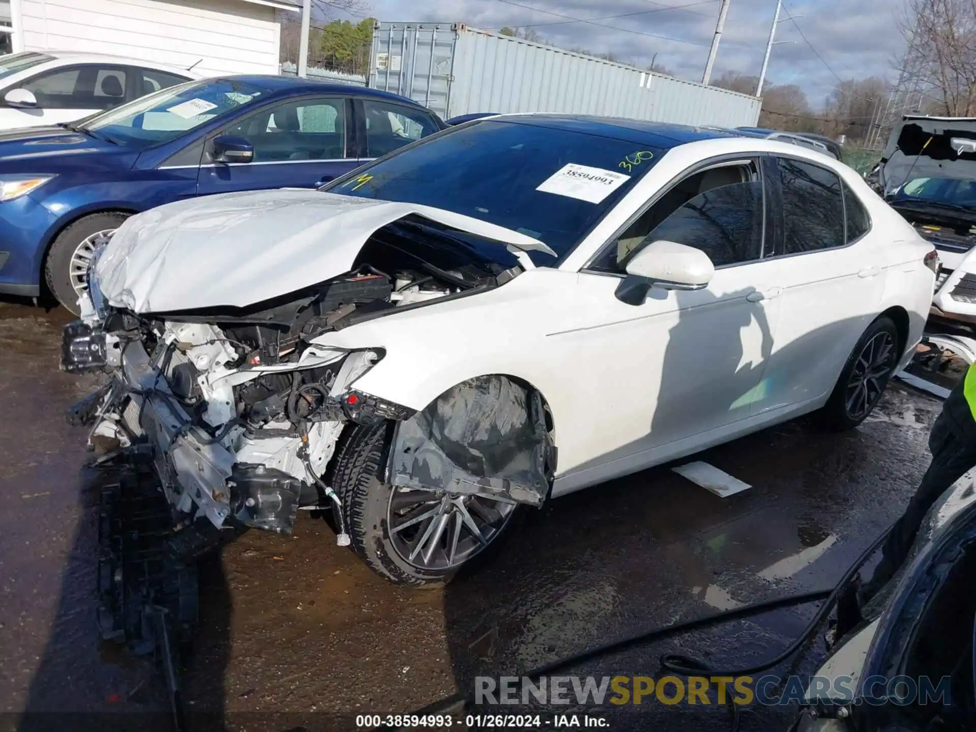 2 Photograph of a damaged car 4T1F11BK8MU045063 TOYOTA CAMRY 2021