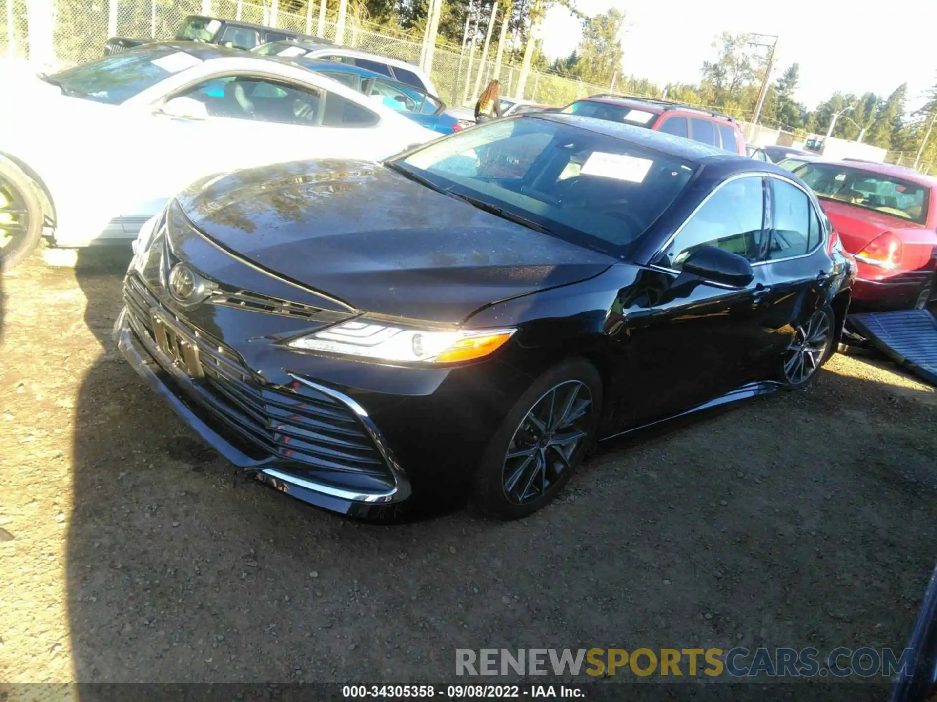 2 Photograph of a damaged car 4T1F11BK9MU040602 TOYOTA CAMRY 2021