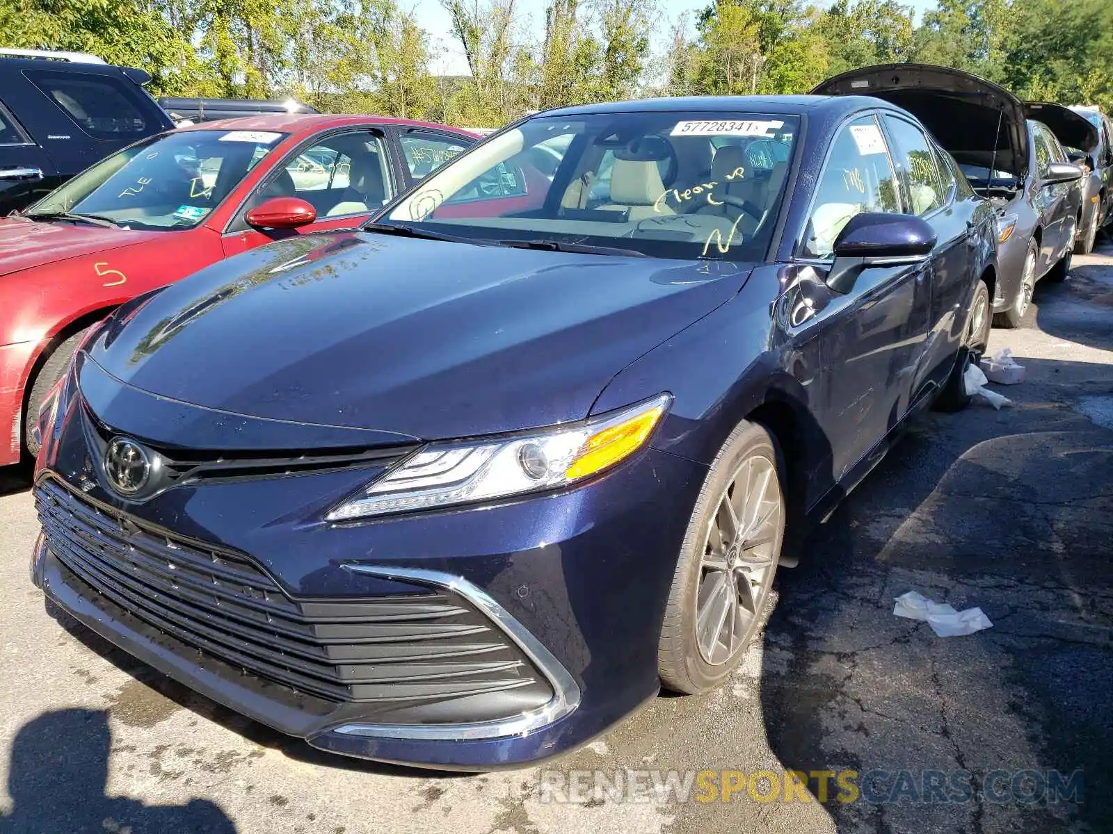 2 Photograph of a damaged car 4T1F11BK9MU040731 TOYOTA CAMRY 2021