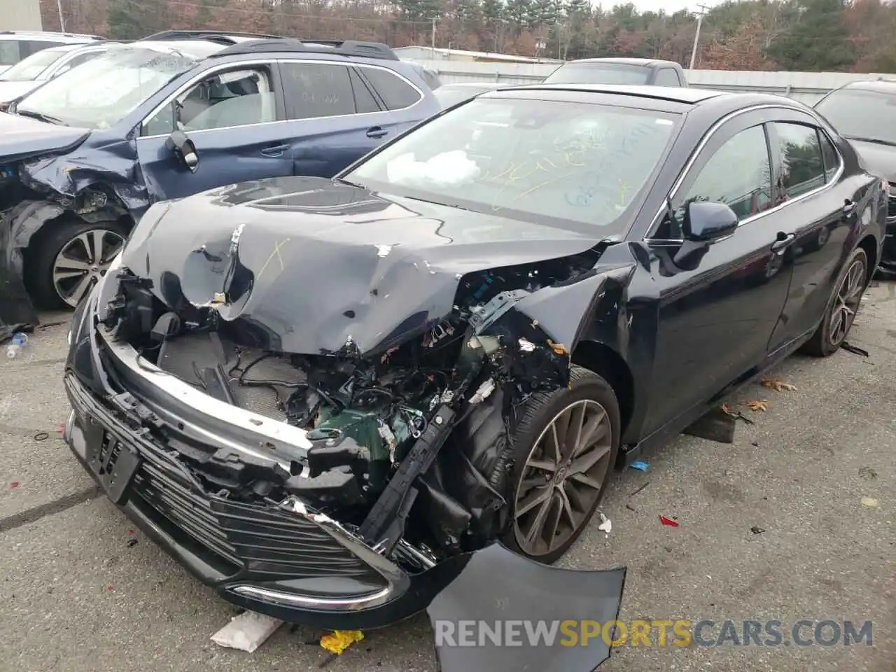 2 Photograph of a damaged car 4T1F11BKXMU026708 TOYOTA CAMRY 2021